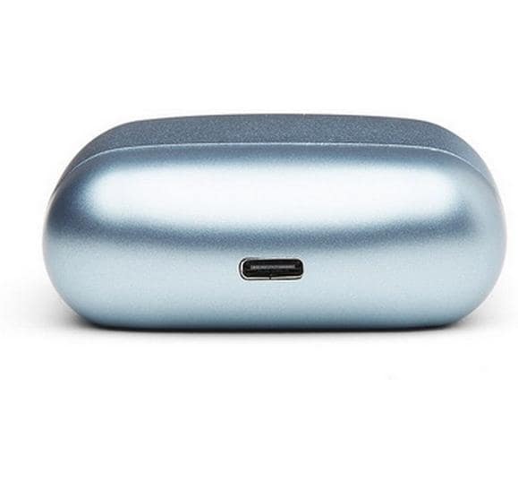 LEXON Minut Digitalwecker – Schlummerfunktion, USB, 6,5 × 4,5 × 2,5 cm, Hellblau, Aluminium