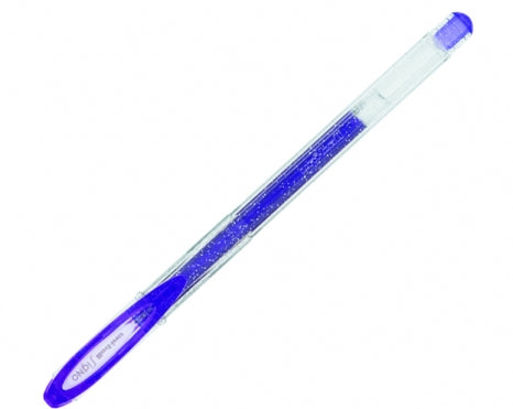 Uni-Ball Signo Sparkling UM-120 SP Gelschreiber, Kappe – Violett, Spitze 1 mm, Wasserfest, Schnelltrocknend