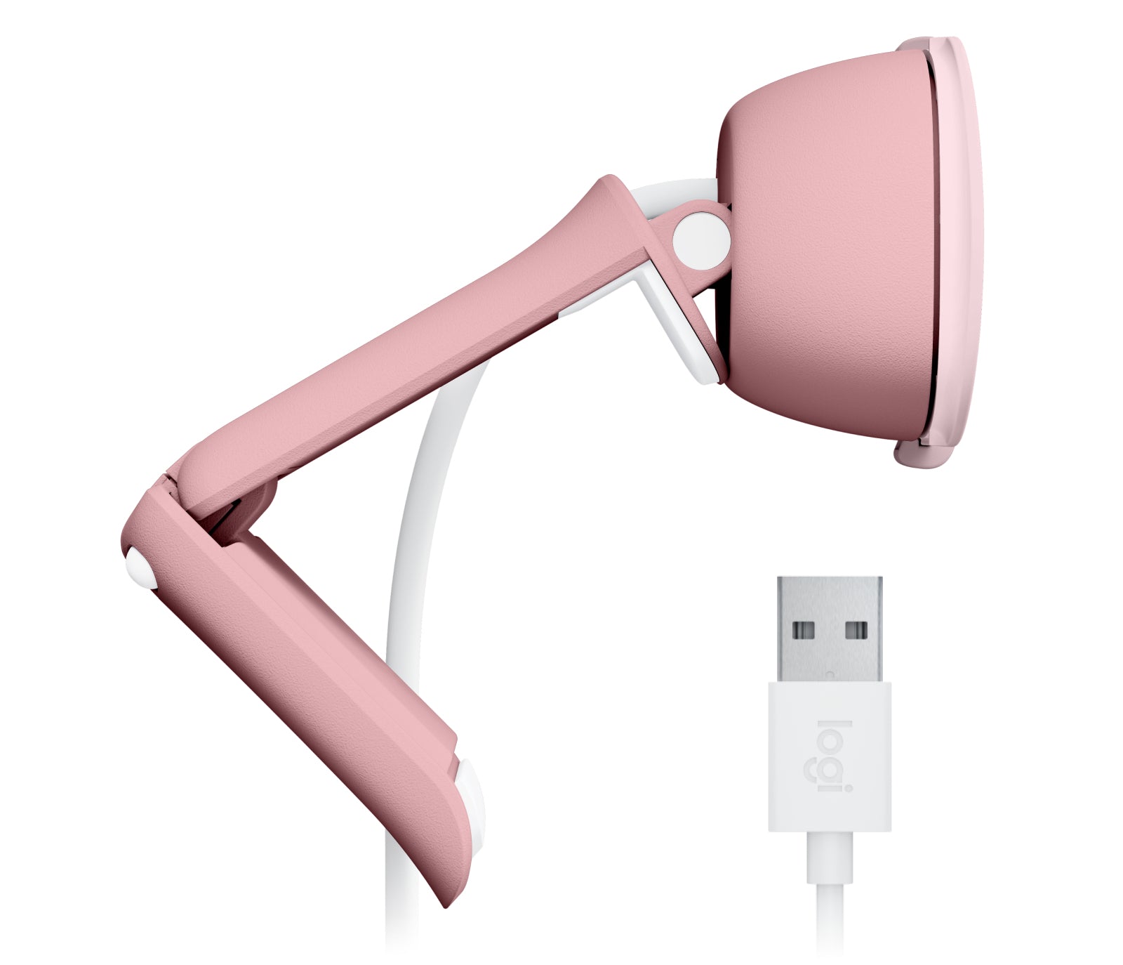 Logitech Brio 100 – Webcam – Full HD 1080p, USB, Rosa