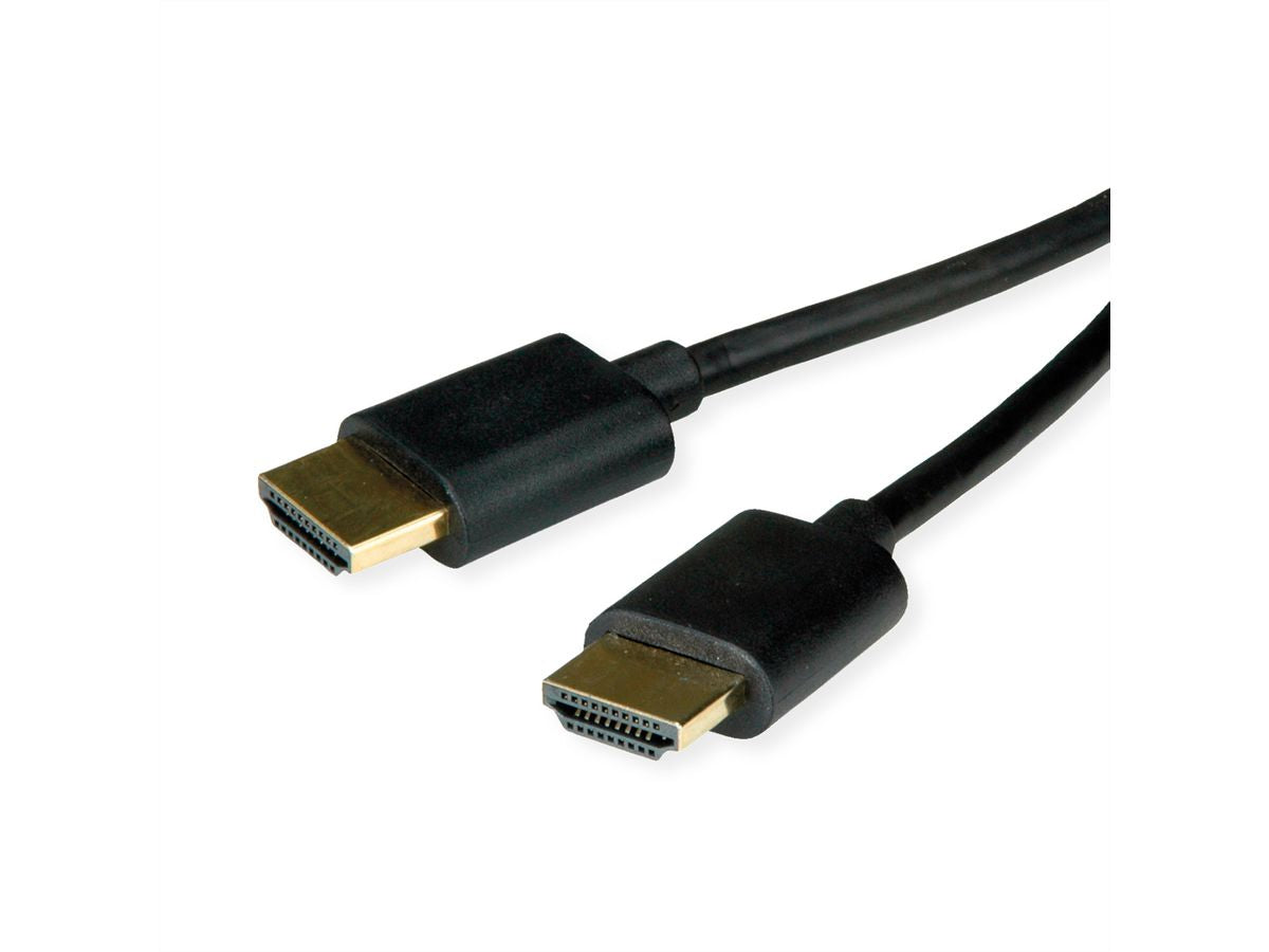 ROLINE HDMI Kabel 4K 60 Hz – 1,5 m – HDR, Ethernet