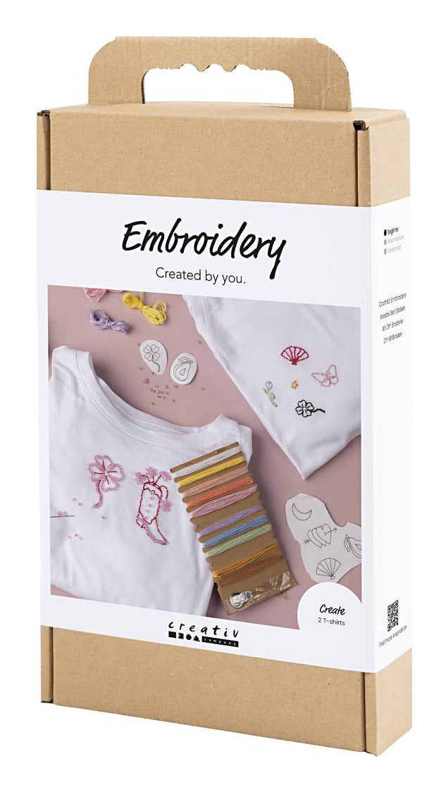 Creativ Company Bastelset – T-Shirt-Stickset – Mehrfarbig