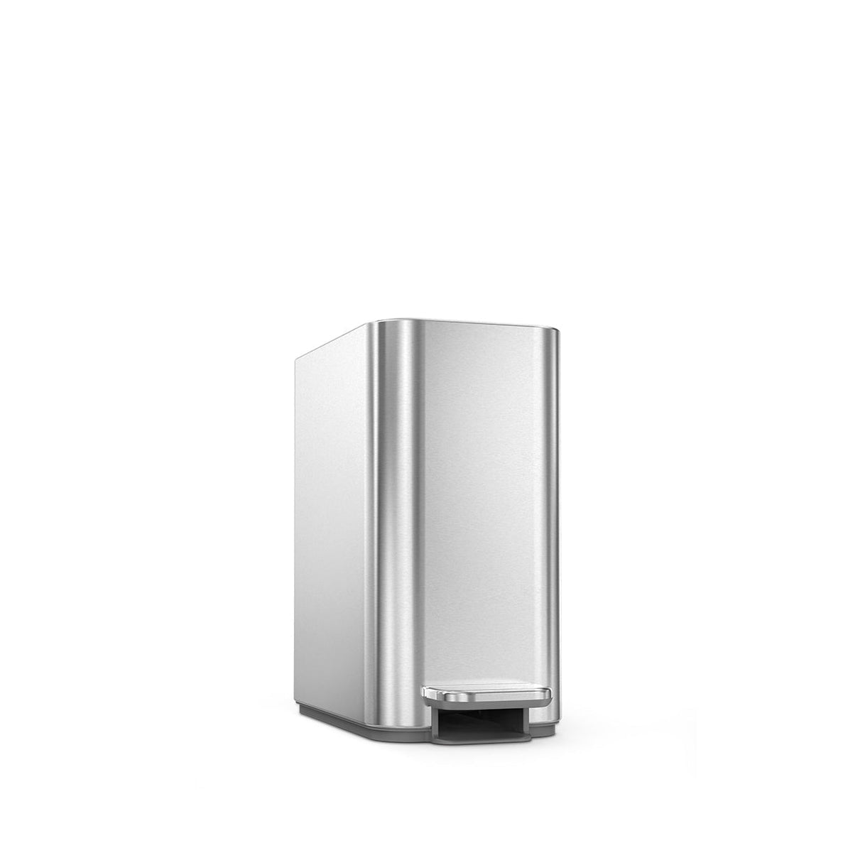 Simplehuman – Papierkorb – 5 l, mit Deckel – Edelstahl