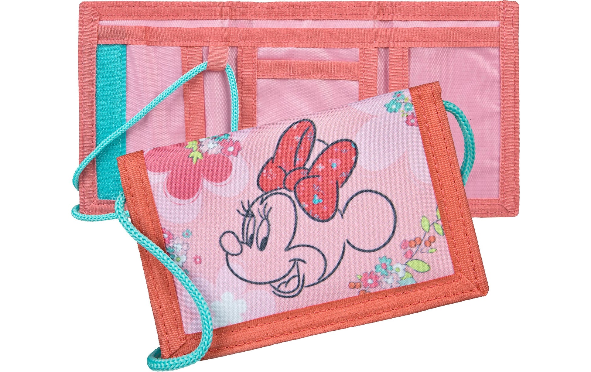 Undercover Brustbeutel – mit Münzfach, Klettverschluss – 13 × 9 × 2 cm – pink – Polyester – Minnie Mouse