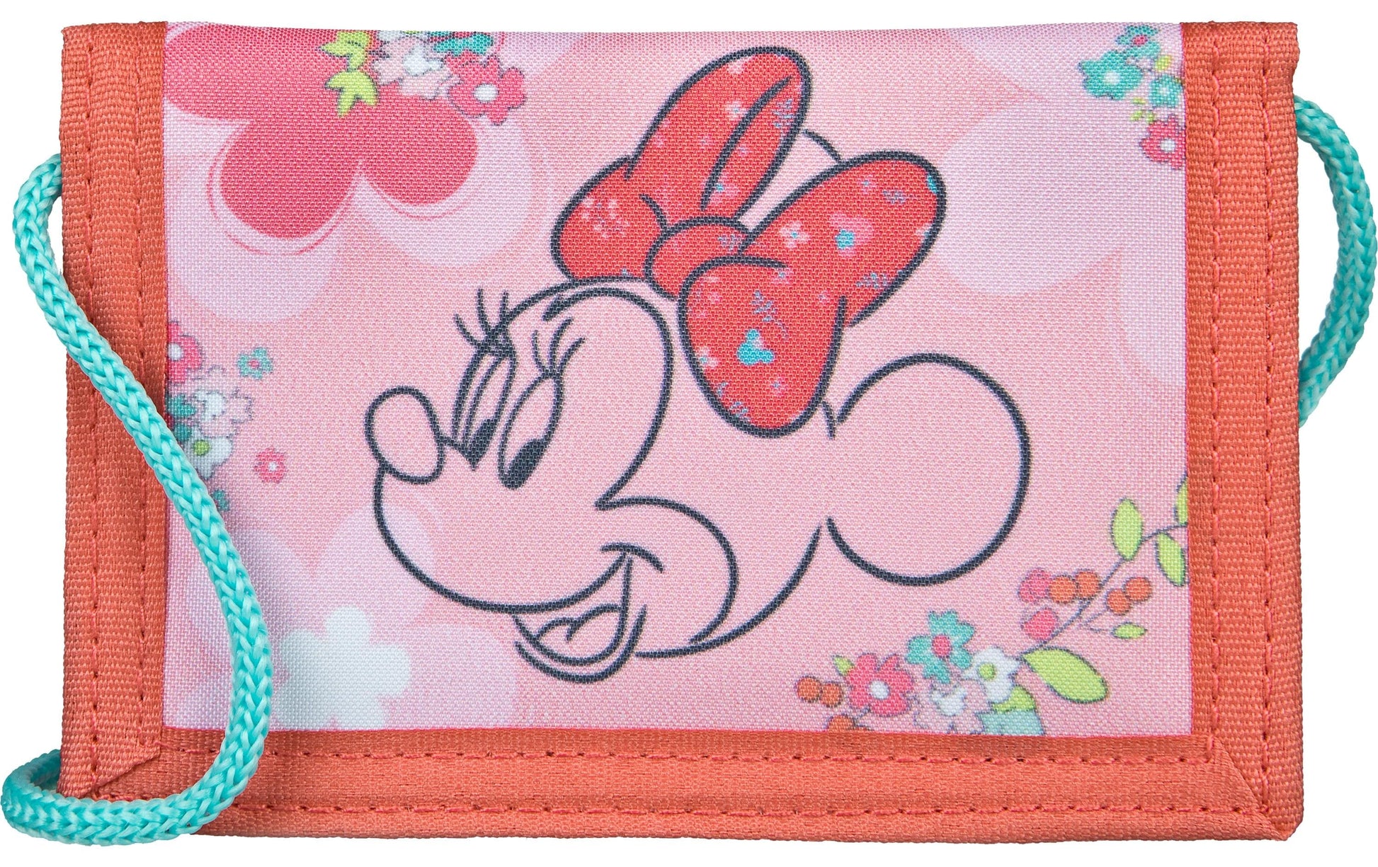 Undercover Brustbeutel – mit Münzfach, Klettverschluss – 13 × 9 × 2 cm – pink – Polyester – Minnie Mouse