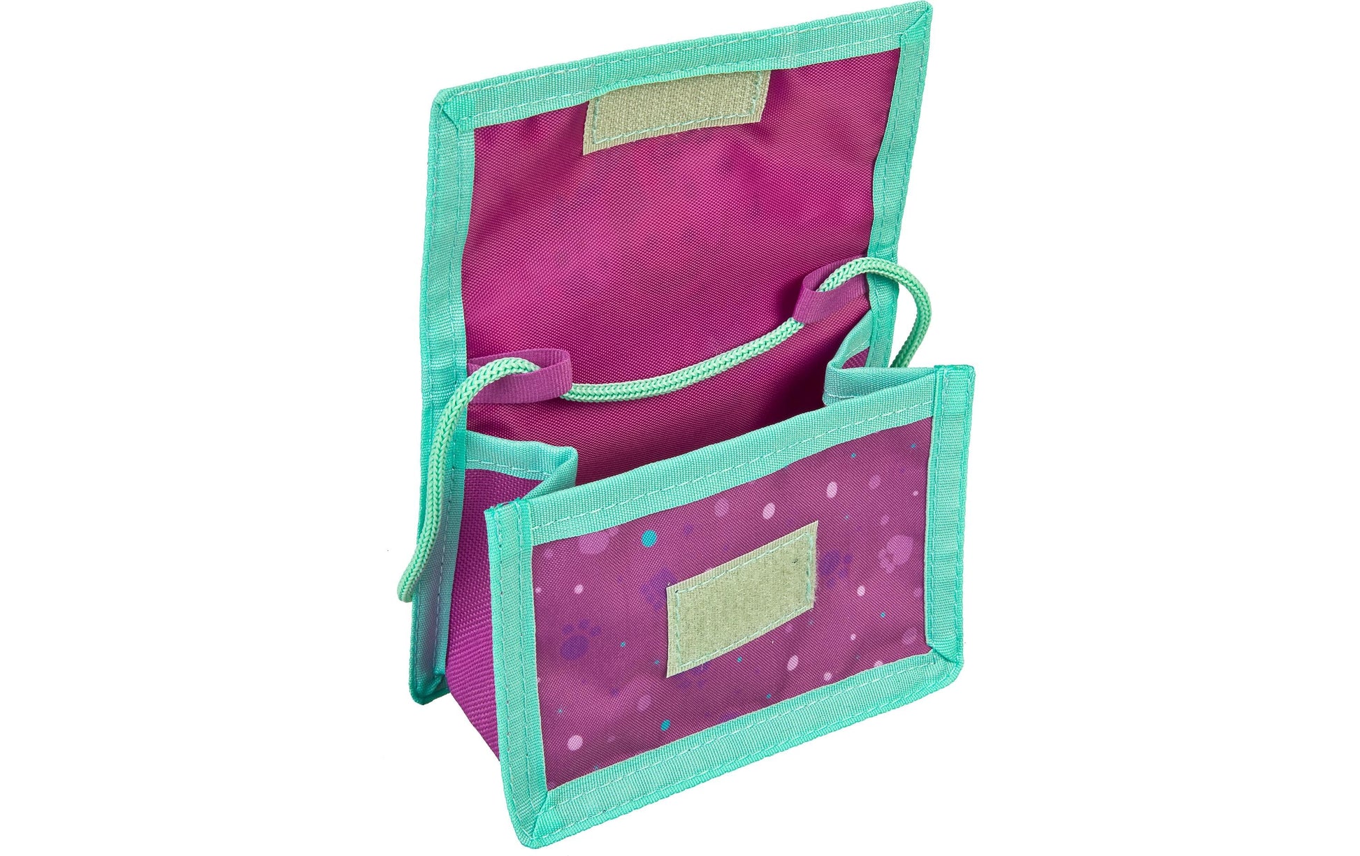 Undercover Kartenetui – mit Münzfach, Klettverschluss – 13 × 9 × 2 cm – Polyester – Lila