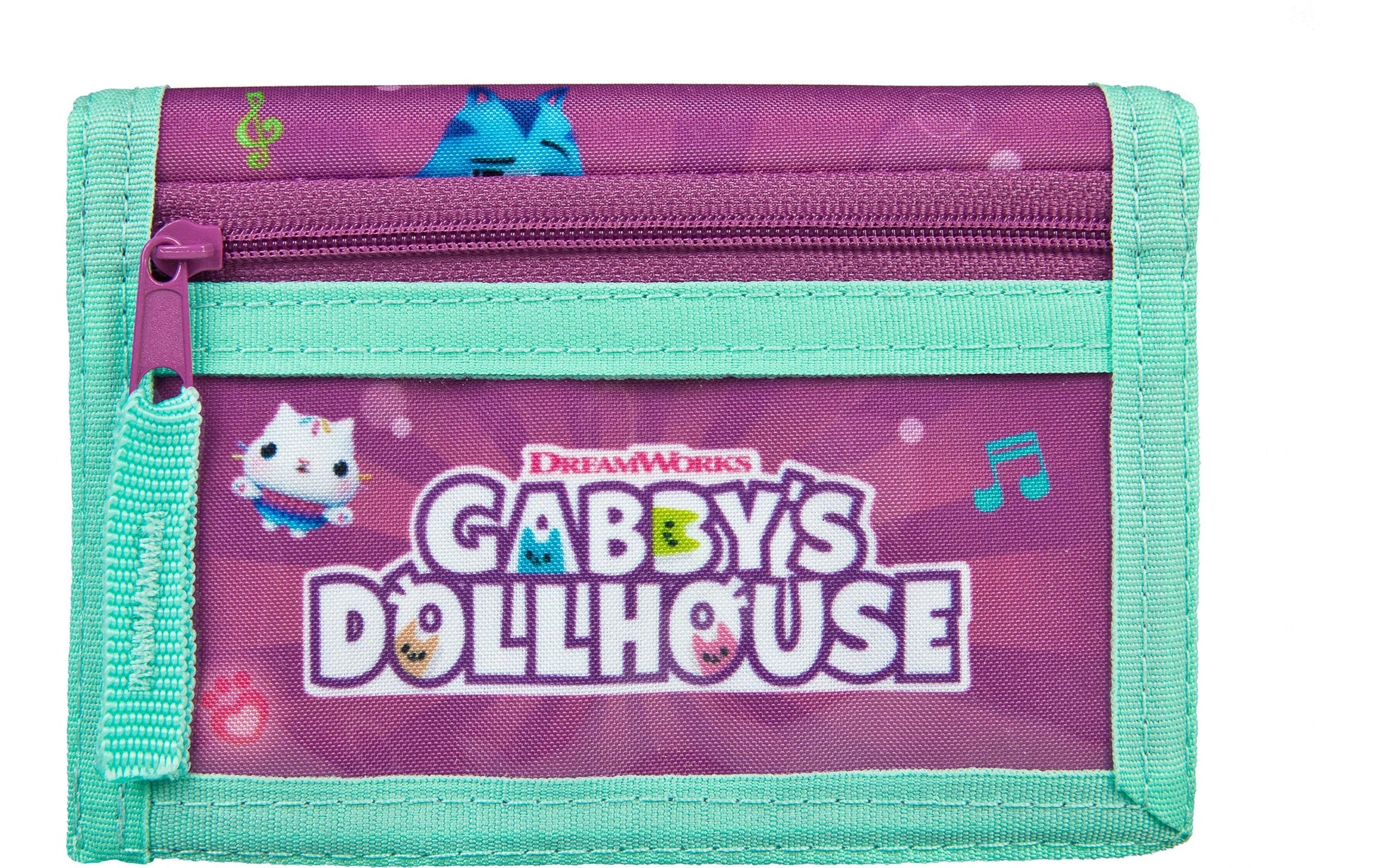Undercover Kartenetui – mit Münzfach, Klettverschluss – 13 × 9 × 2 cm – Polyester – Lila