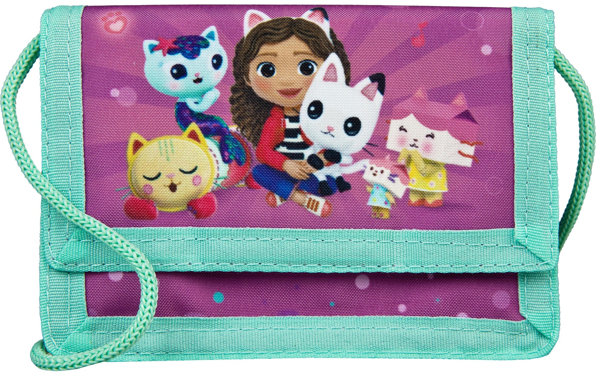 Undercover Kartenetui – mit Münzfach, Klettverschluss – 13 × 9 × 2 cm – Polyester – Lila