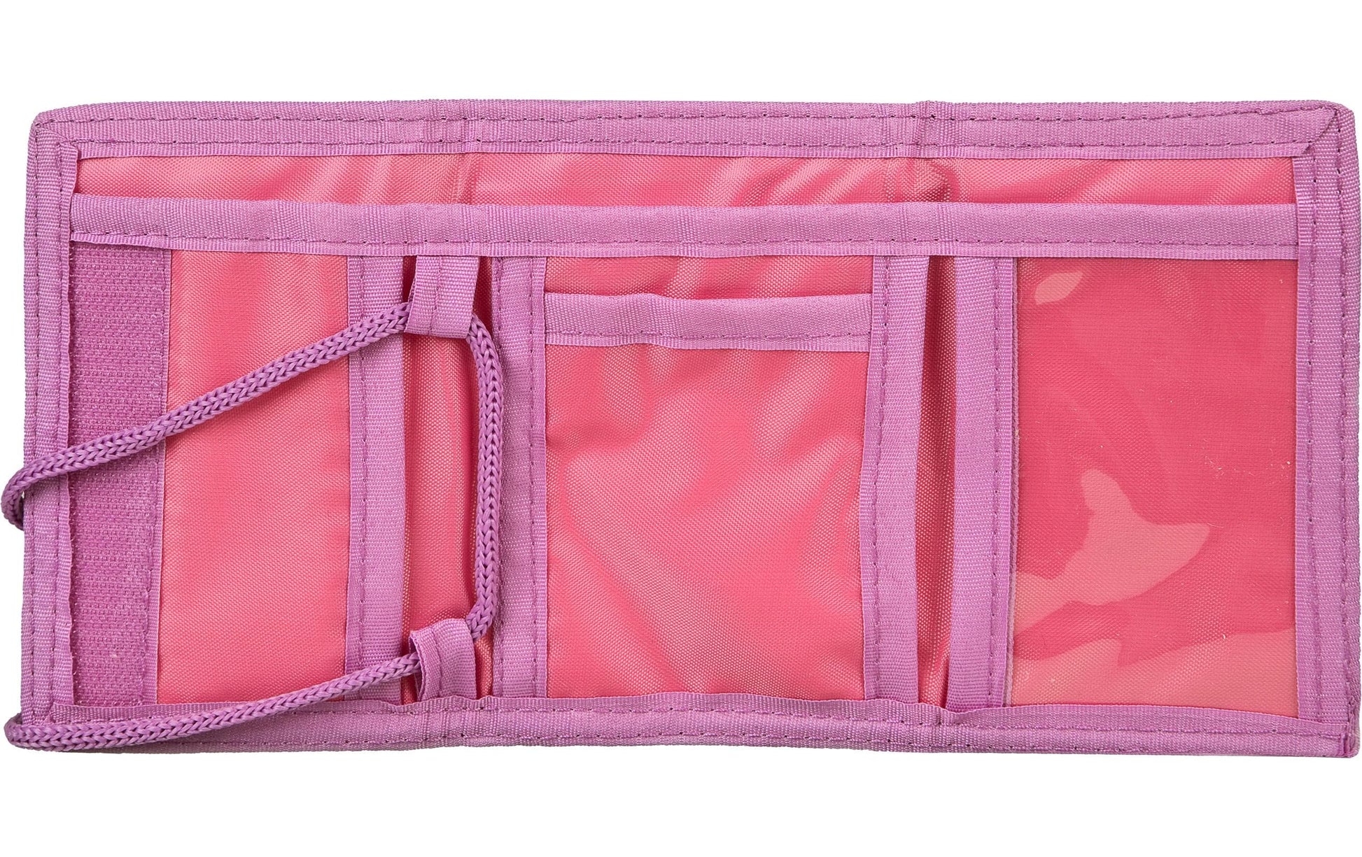Undercover Brieftasche – Klettverschluss, Reissverschlusstasche – 13 × 9 × 2 cm – Rosa – Peppa Pig