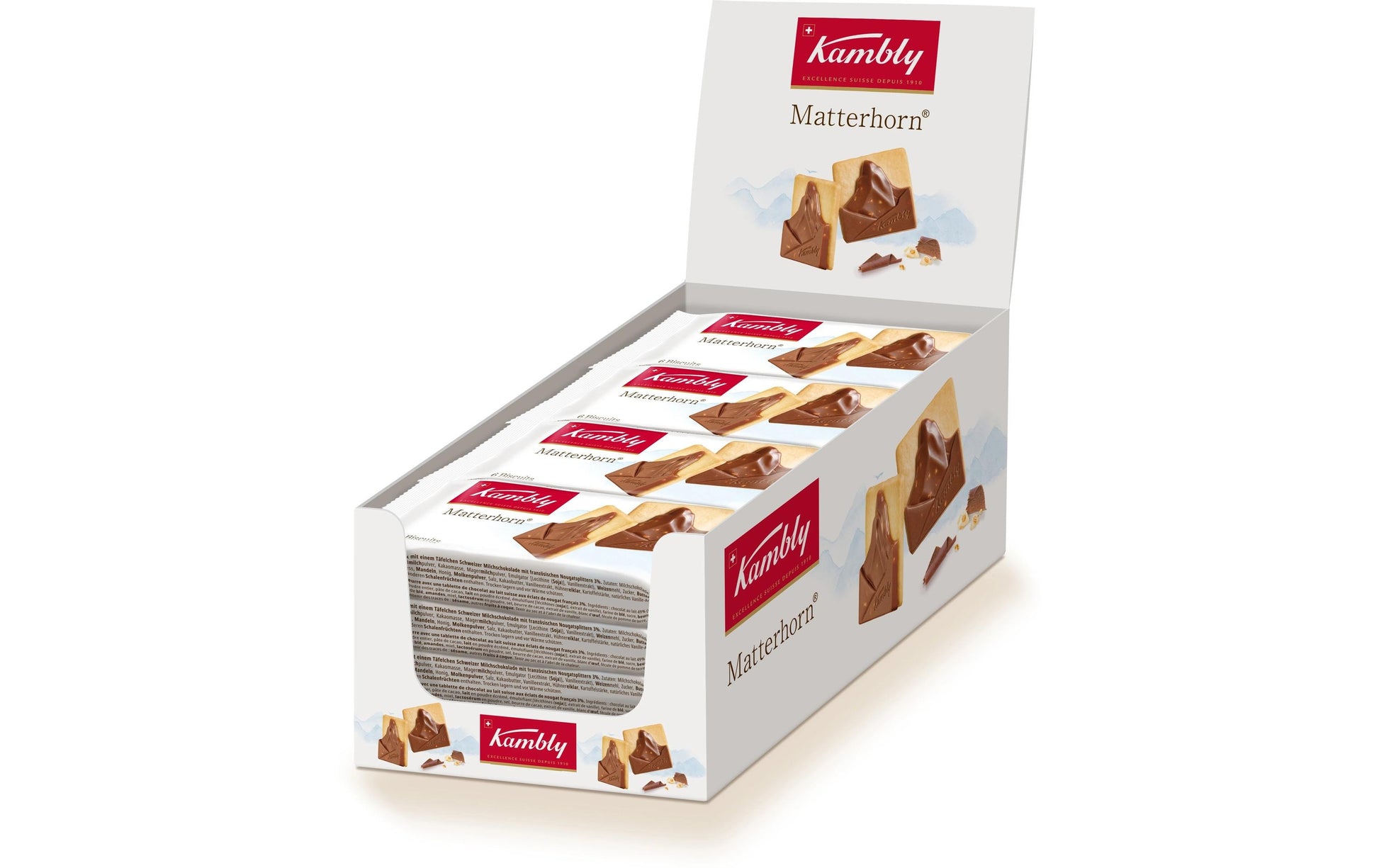 Kambly Matterhorn Gebäck – Milch, 16 × 37 g (592 g)