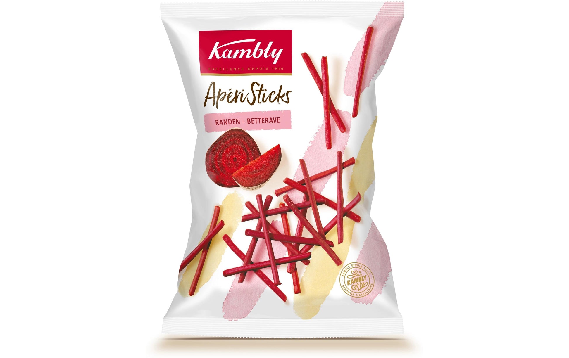 Kambly ApériSticks Salzgebäck – Rote Bete – 140 g