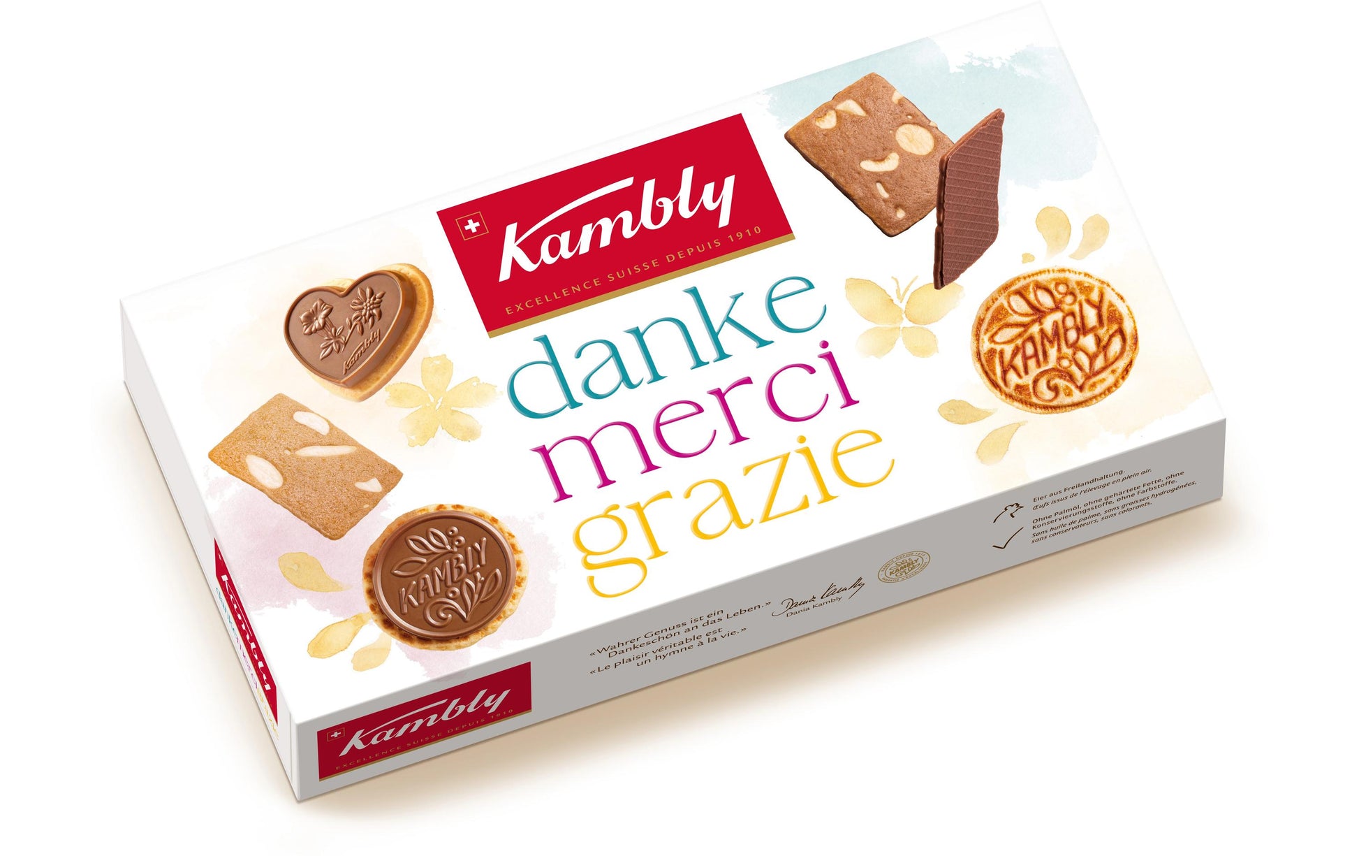 Kambly Pour toi Grazie Guetzli – Schokolade, Mix – 155 g