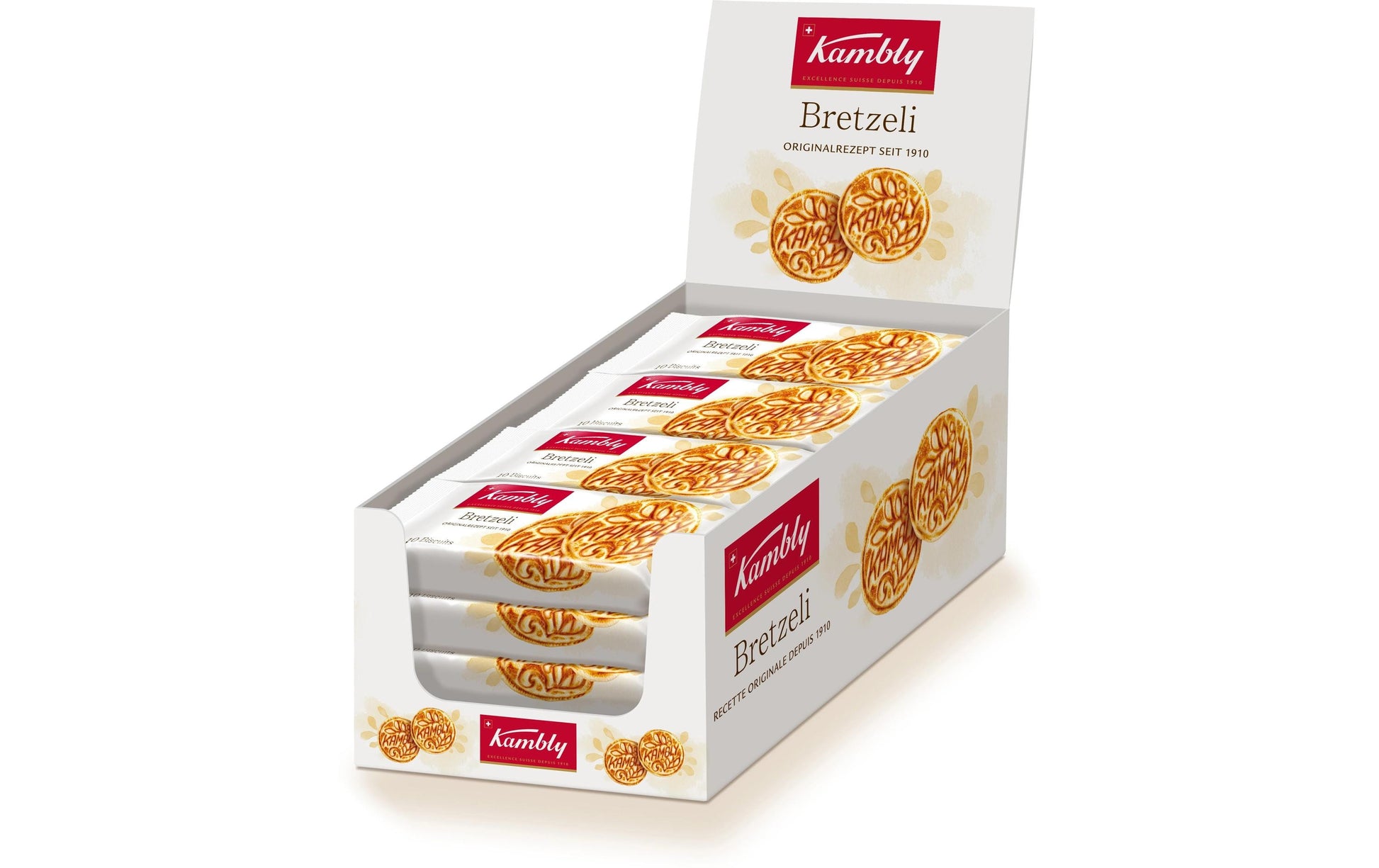 Kambly Bretzeli Guetzli – 16 × 40 g