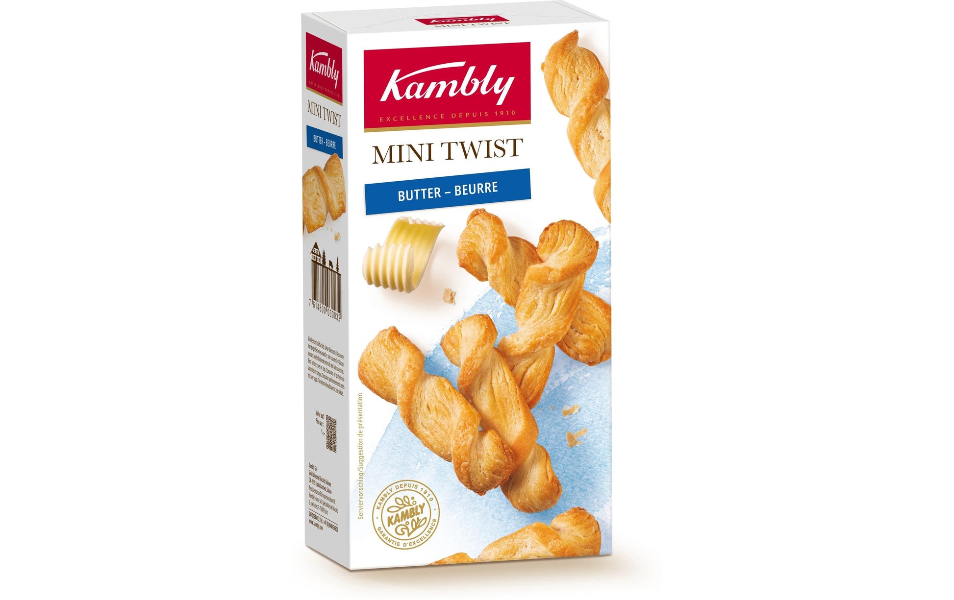 Kambly Mini Twist Cracker – Salz – 100 g