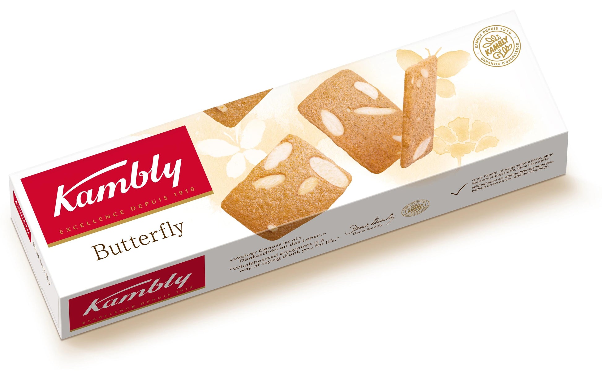 Kambly Butterfly Guetzli – Creme – 100 g