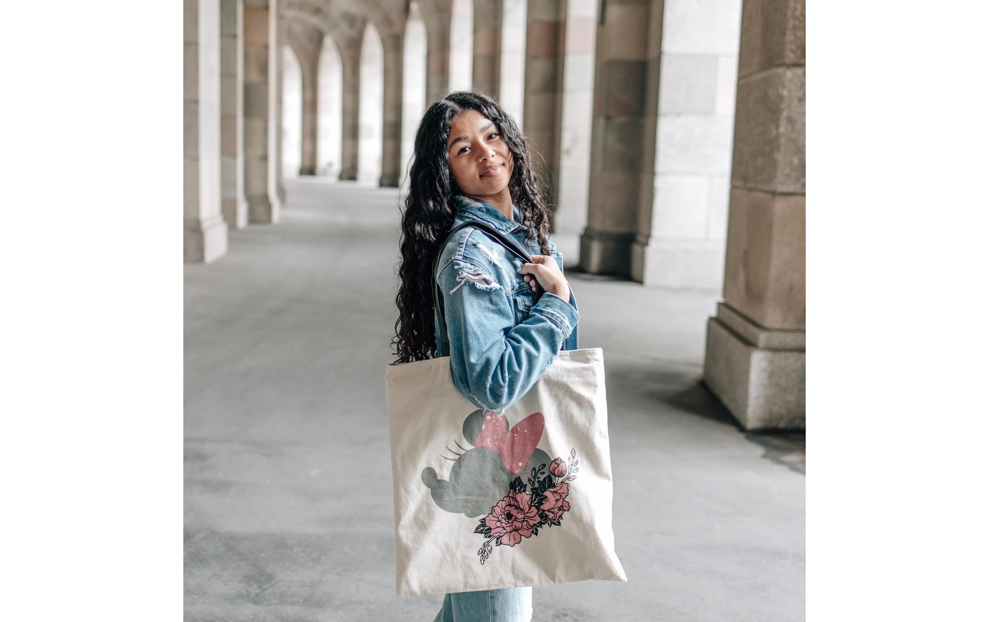 Undercover Stofftasche, Kunstleder, Walt Disney Minnie Motiv, 440×440 mm