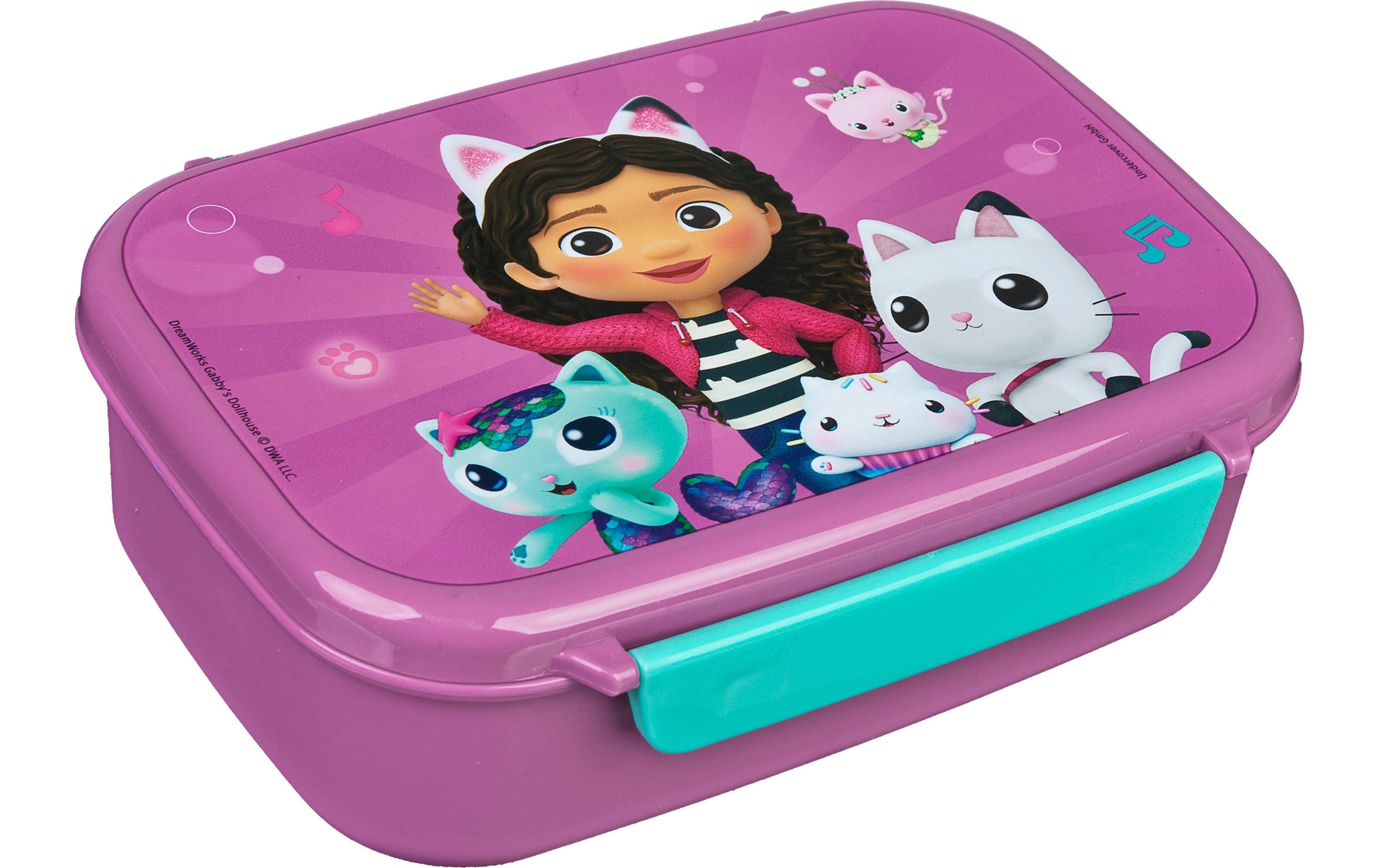 Scooli Gabby's Dollhouse – Lunchbox 800 ml, 18 × 13,5 × 6 cm, Kunststoff, rosa, 2 Fächer