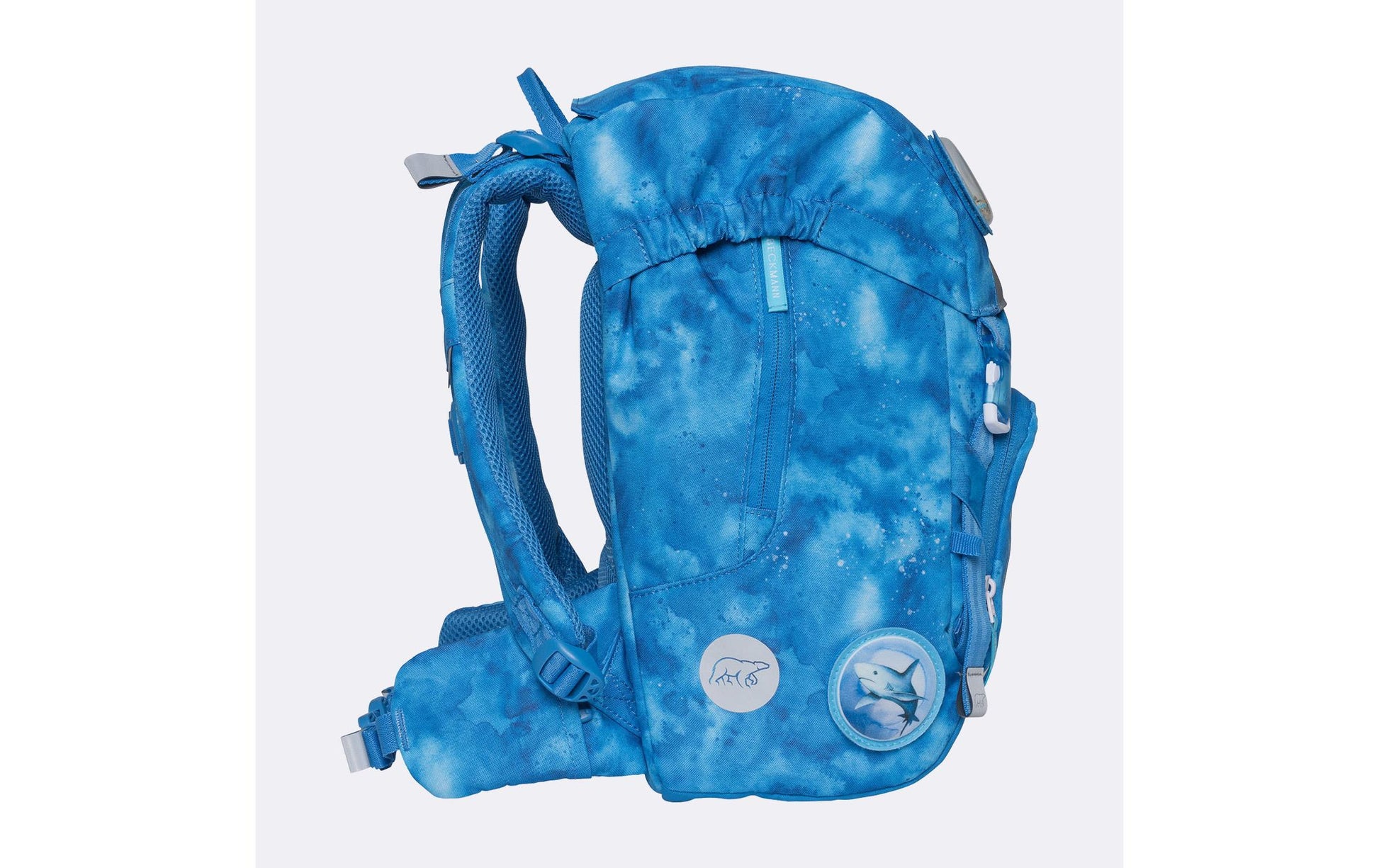 Beckmann Classic – Schulrucksack-Set 6-teilig, Ocean, 22 l, 24×37×25 cm