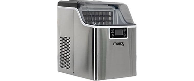 Kibernetik Eiswürfelmaschine BEW20S – 20 kg/24 h, 2 l – silber