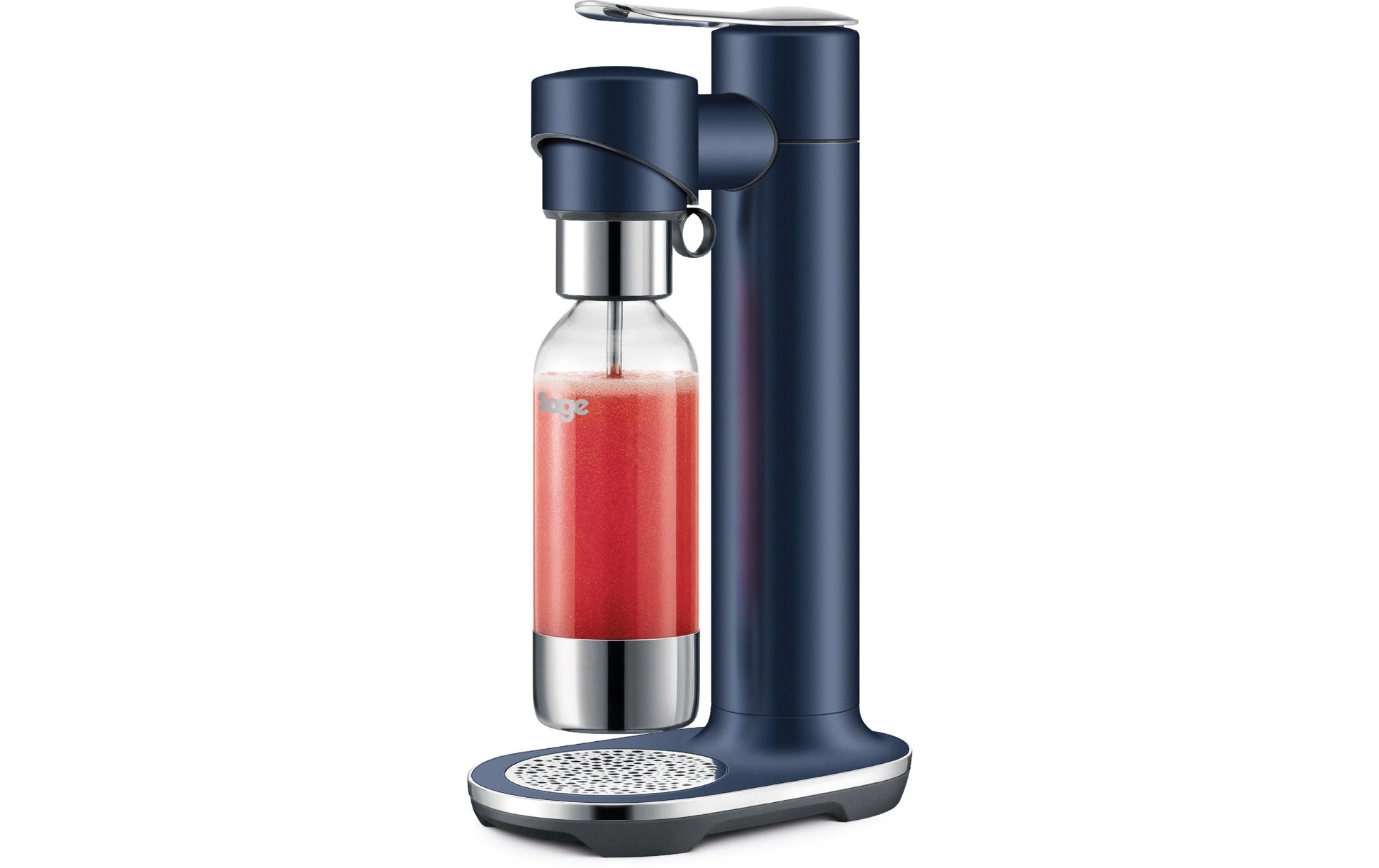 Sage Carbonator inFizz Wassersprudler – inkl. 1 Flasche (Kunststoff, 1 l), Blau