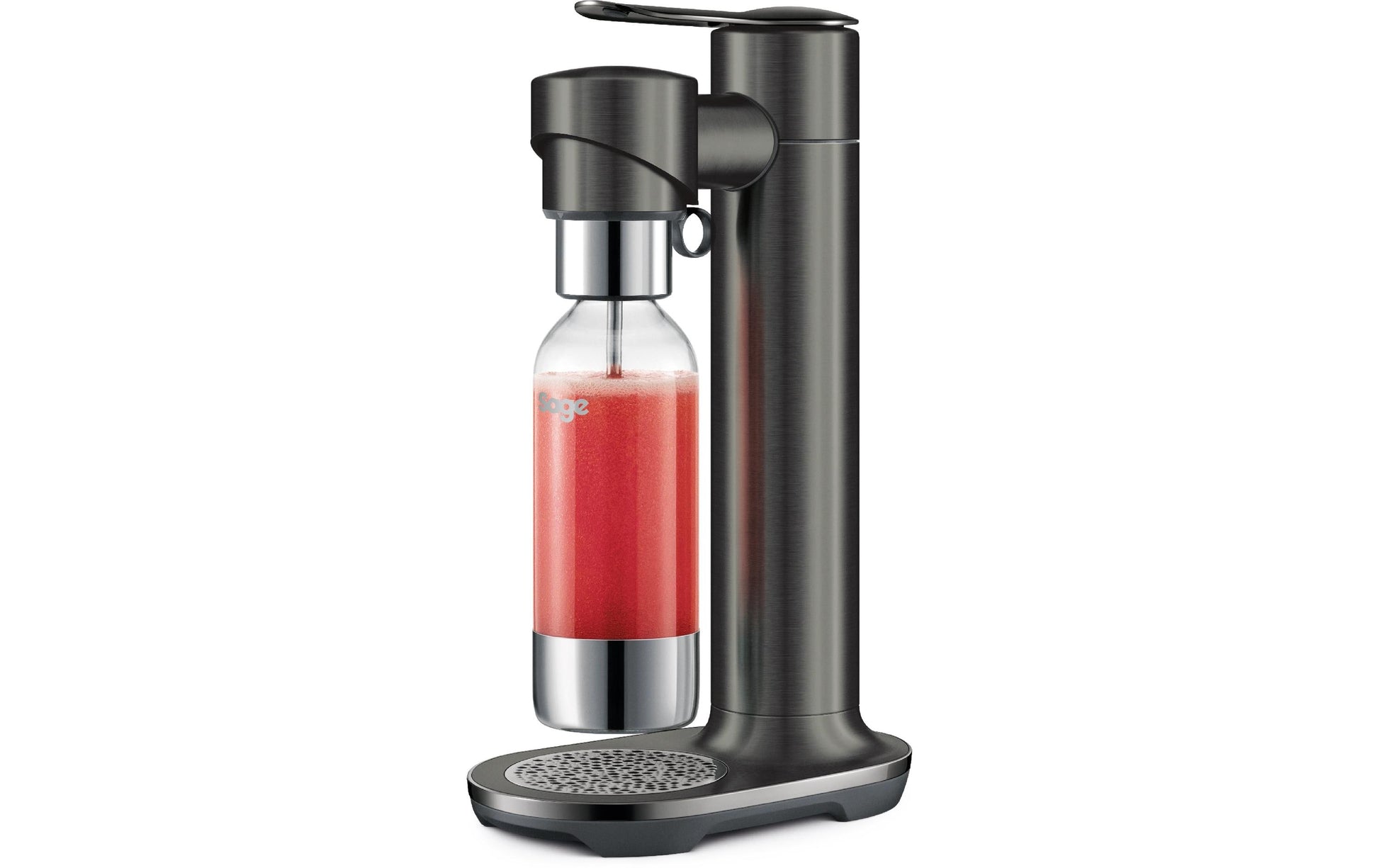 SAGE Wassersprudler inFizz NRE – 1 l Flasche – Anthrazit/Edelstahl