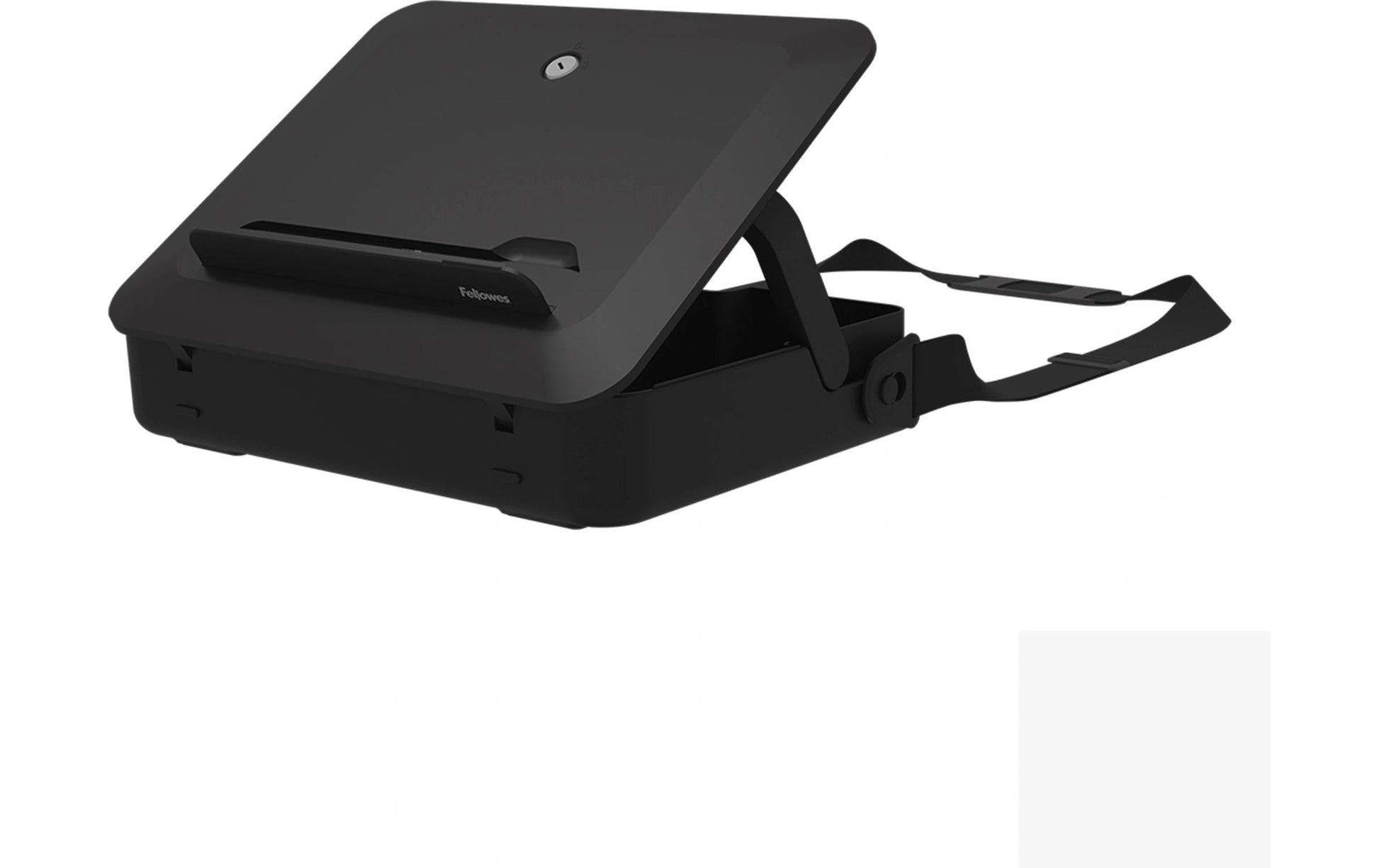 Fellowes Notebook-Tasche bis 14" – abschliessbar, mit Schultergurt – Schwarz