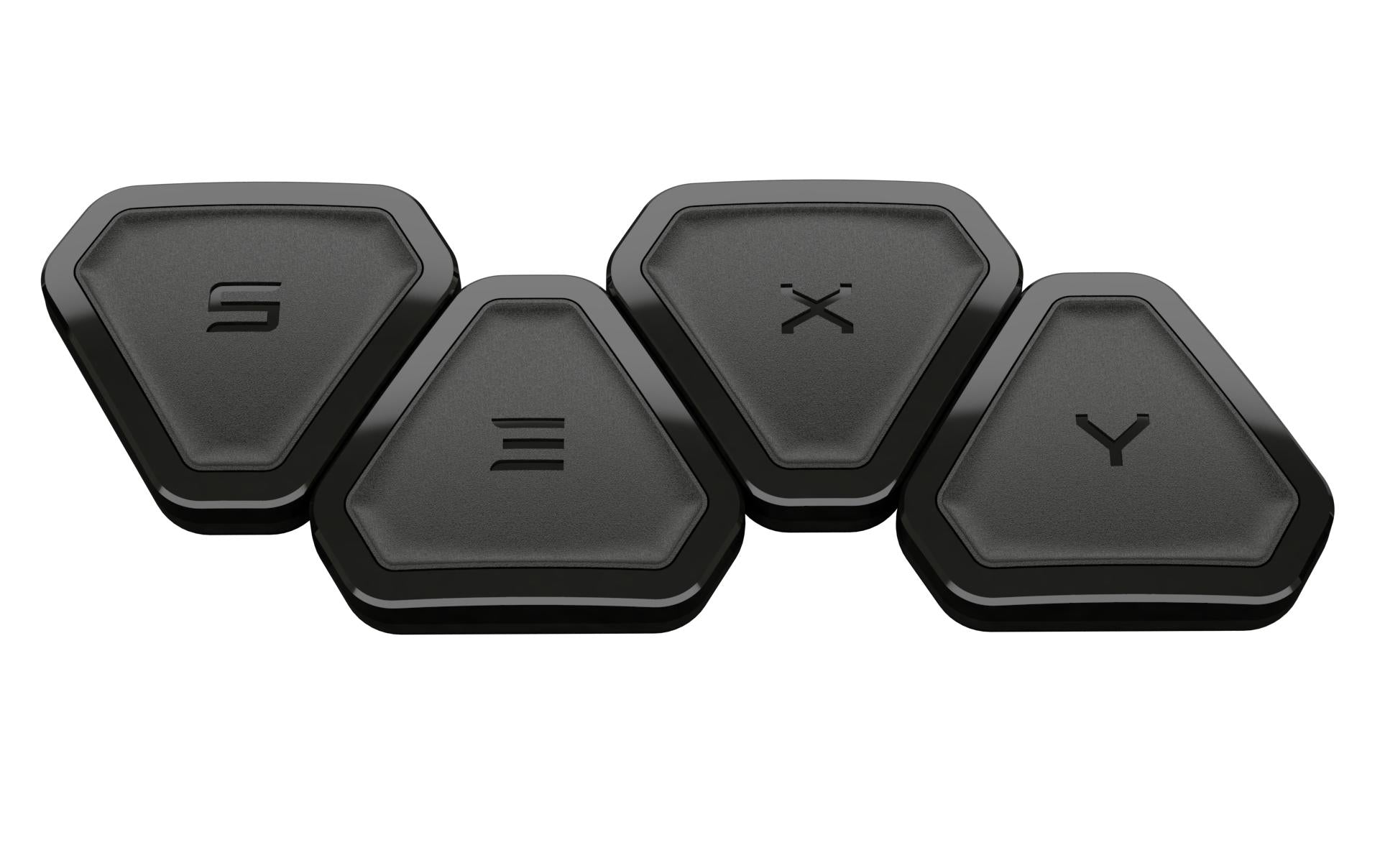 Enhance Smarte Knöpfe Commander Gen2 – für Tesla – 7 Stk. – Schwarz