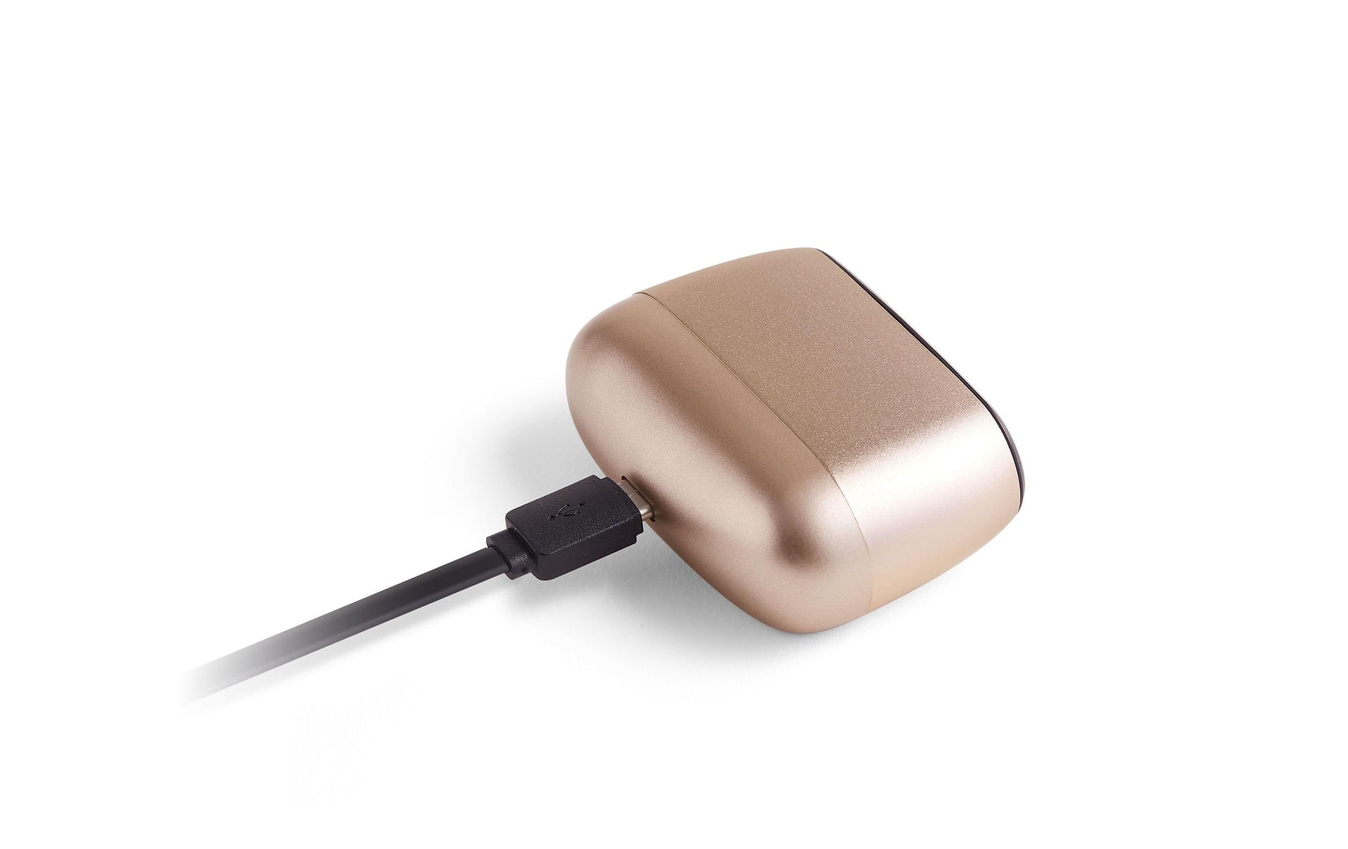 LEXON Minut Wecker – digital – 6,5 × 4,5 × 2,5 cm, gold, Aluminium, USB, Schlummerfunktion