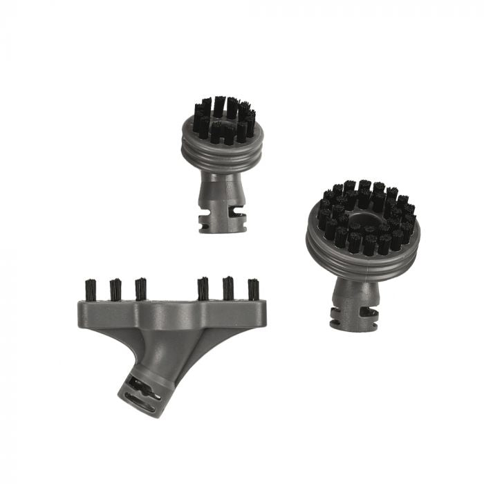 Polti Bürstenset – Nylon, 11,5 cm, 3er-Set, für Vaporetto Smart 100 B/T, Smart 35/40 MOP & SV440/SV450