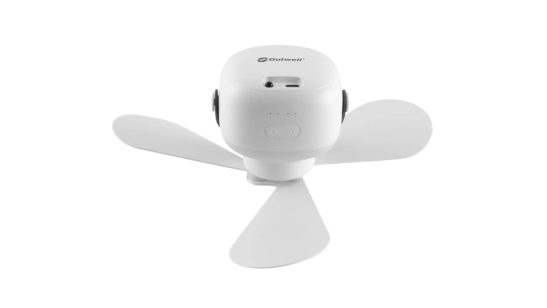 Outwell Handventilator Aurelios – 3 Stufen, 7200 mAh, USB-C, Weiss