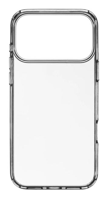 Black Rock Backcover – für Apple iPhone 17 Pro Max, PC+TPU, Transparent