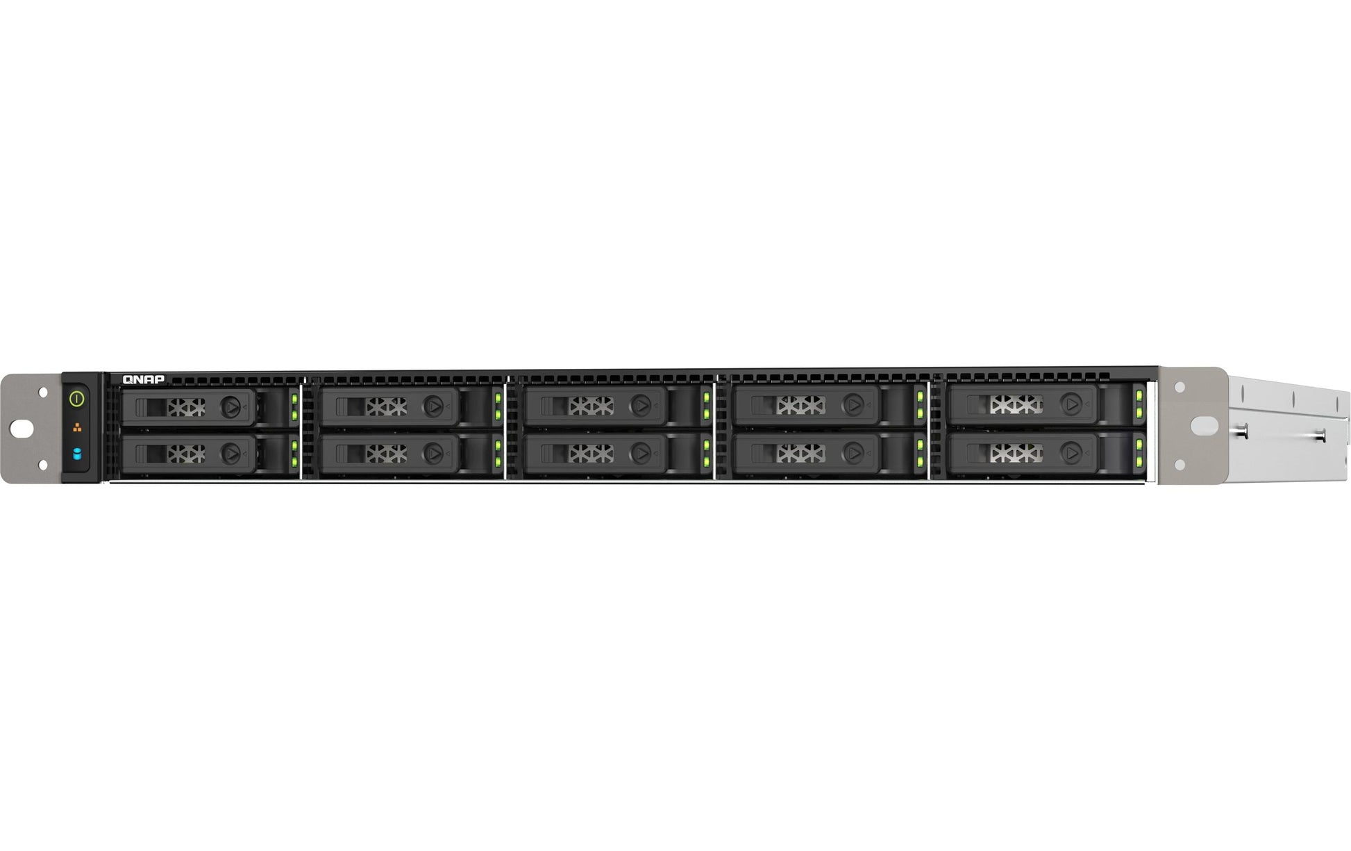QNAP TS-H1090FU-7302P-128G – 10-Bay 1U Rackmount NAS, AMD EPYC 7302P 16-Kern
