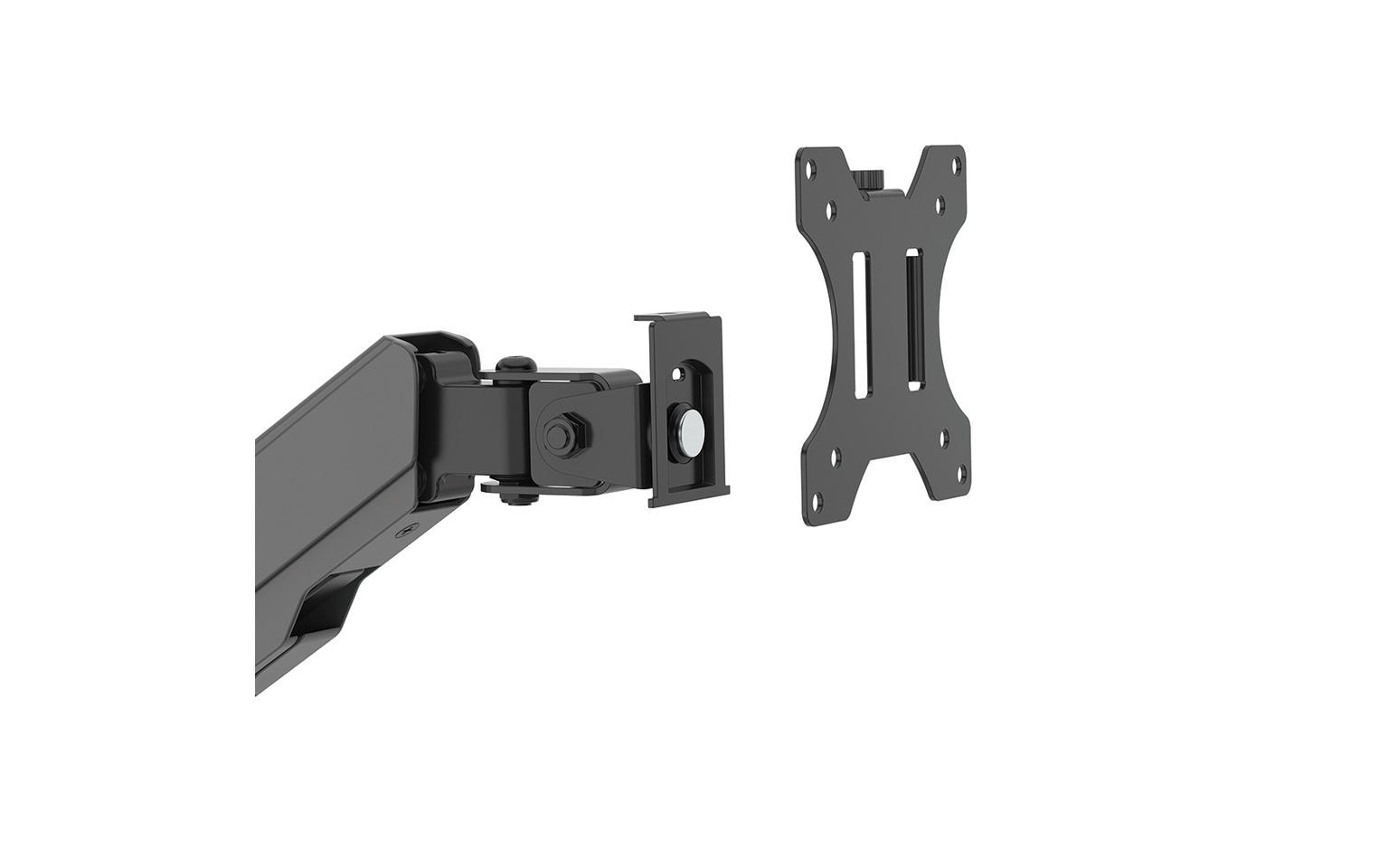 Neomounts WL90-325BL1 – Wandhalterung, bis 32", 1–9 kg, Gasfeder, Tastatur- & Mausplatte, Schwarz