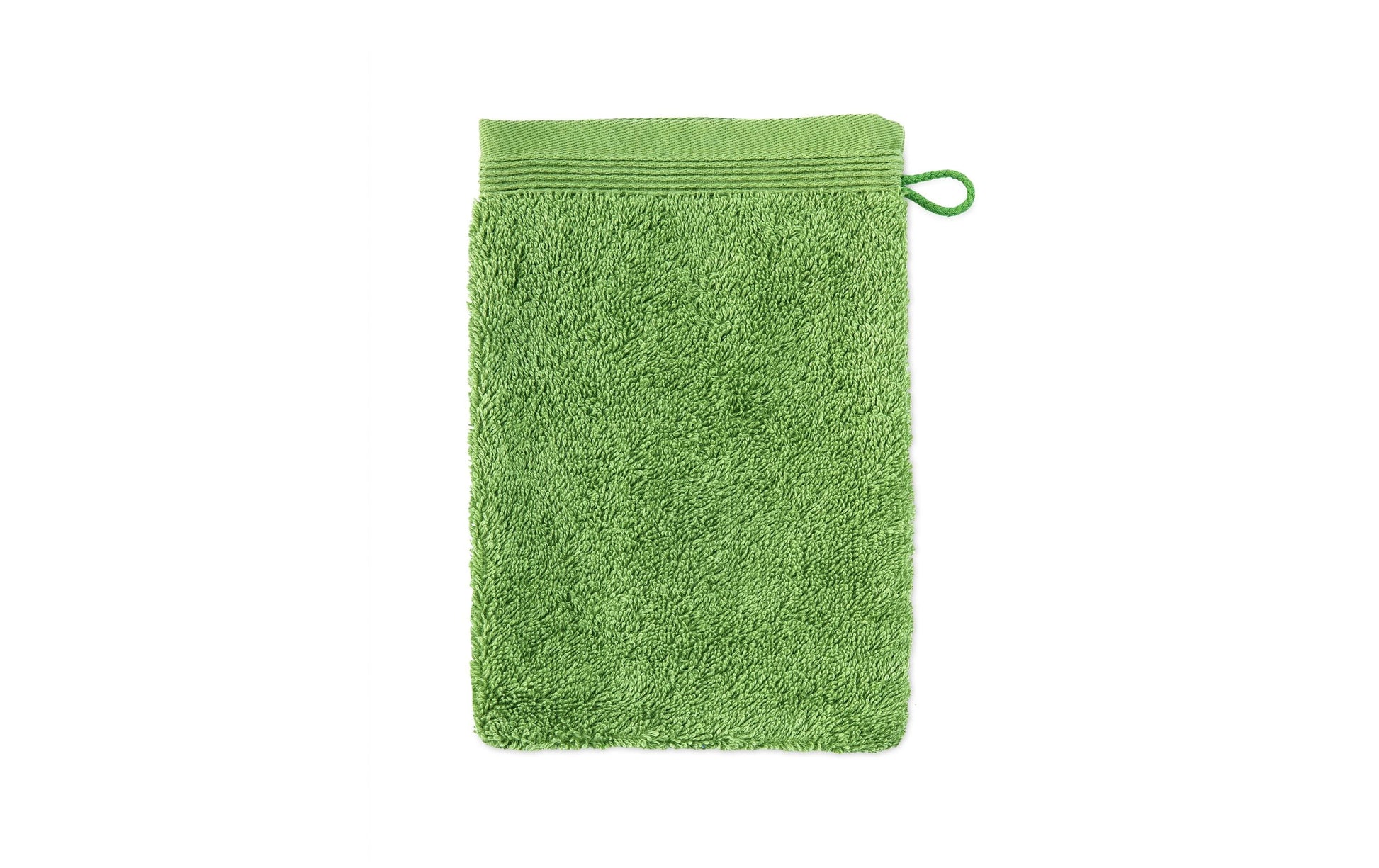 Möve Waschhandschuh Superwuschel – 15 × 20 cm, Grün, 100% Baumwolle, 550 g/m², OEKO-TEX