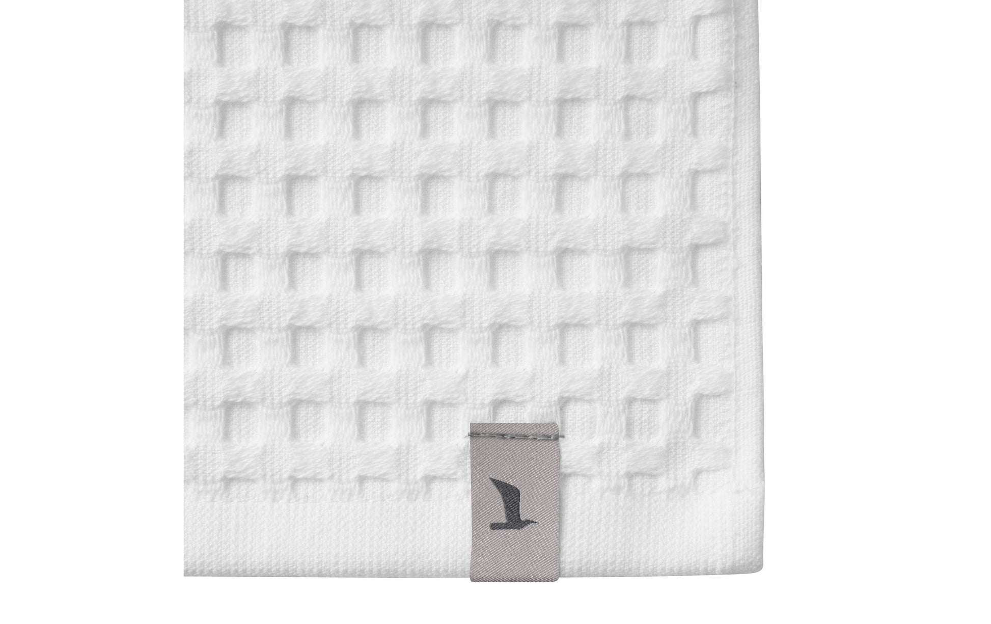 Möve Duschtuch Piquée – 70×140 cm, 100% Baumwolle, 350 g/m², Weiss