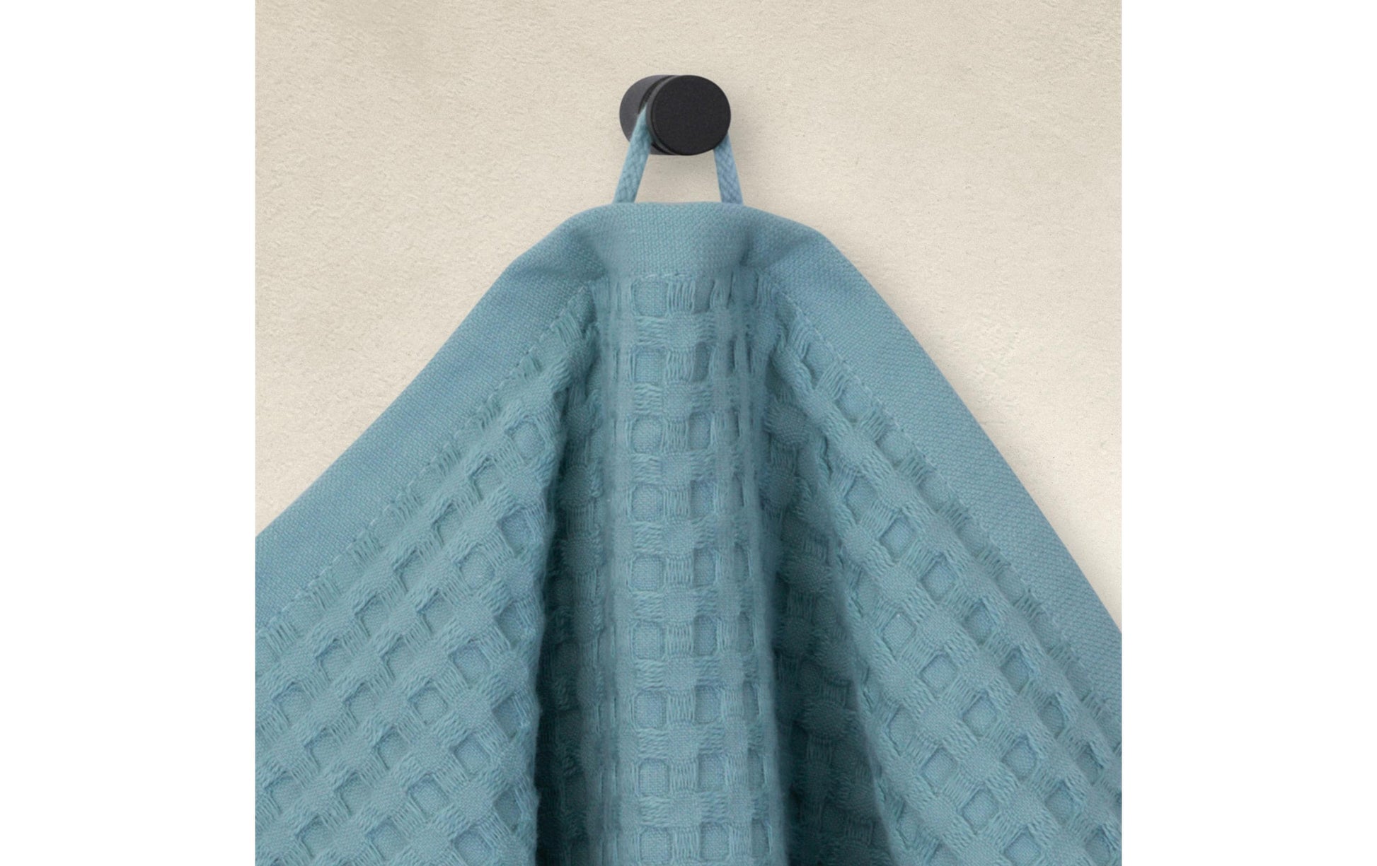 MÖVE Duschtuch Piquée – 70 × 140 cm, Himmelblau, 100% Baumwolle, 350 g/m², STANDARD 100 by OEKO-TEX