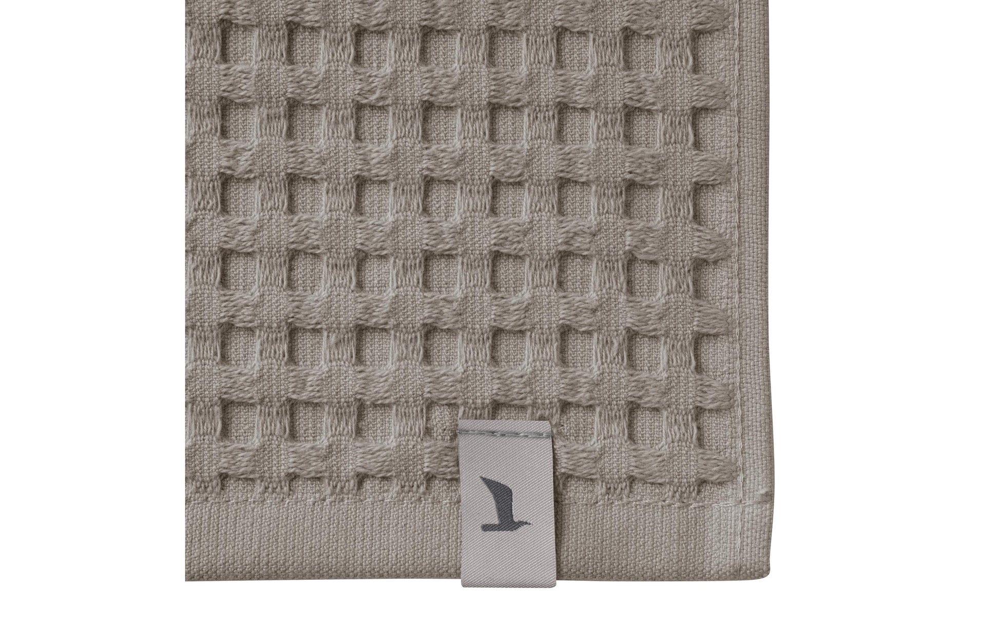 Möve Piqué Duschtuch – 70 × 140 cm, Grau, 100% Baumwolle, 350 g/m², OEKO-TEX