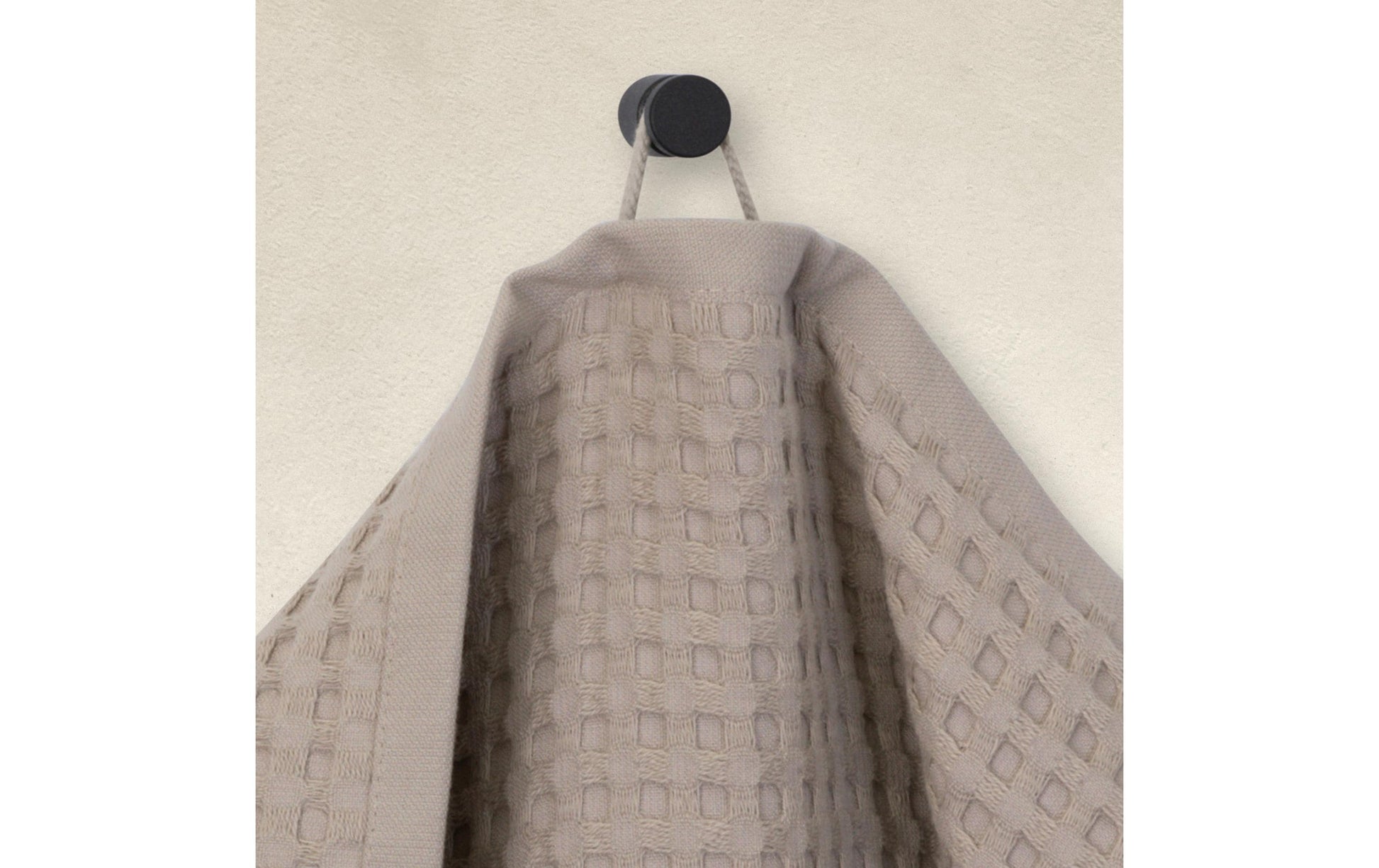 Möve Piqué Duschtuch – 70 × 140 cm, Grau, 100% Baumwolle, 350 g/m², OEKO-TEX