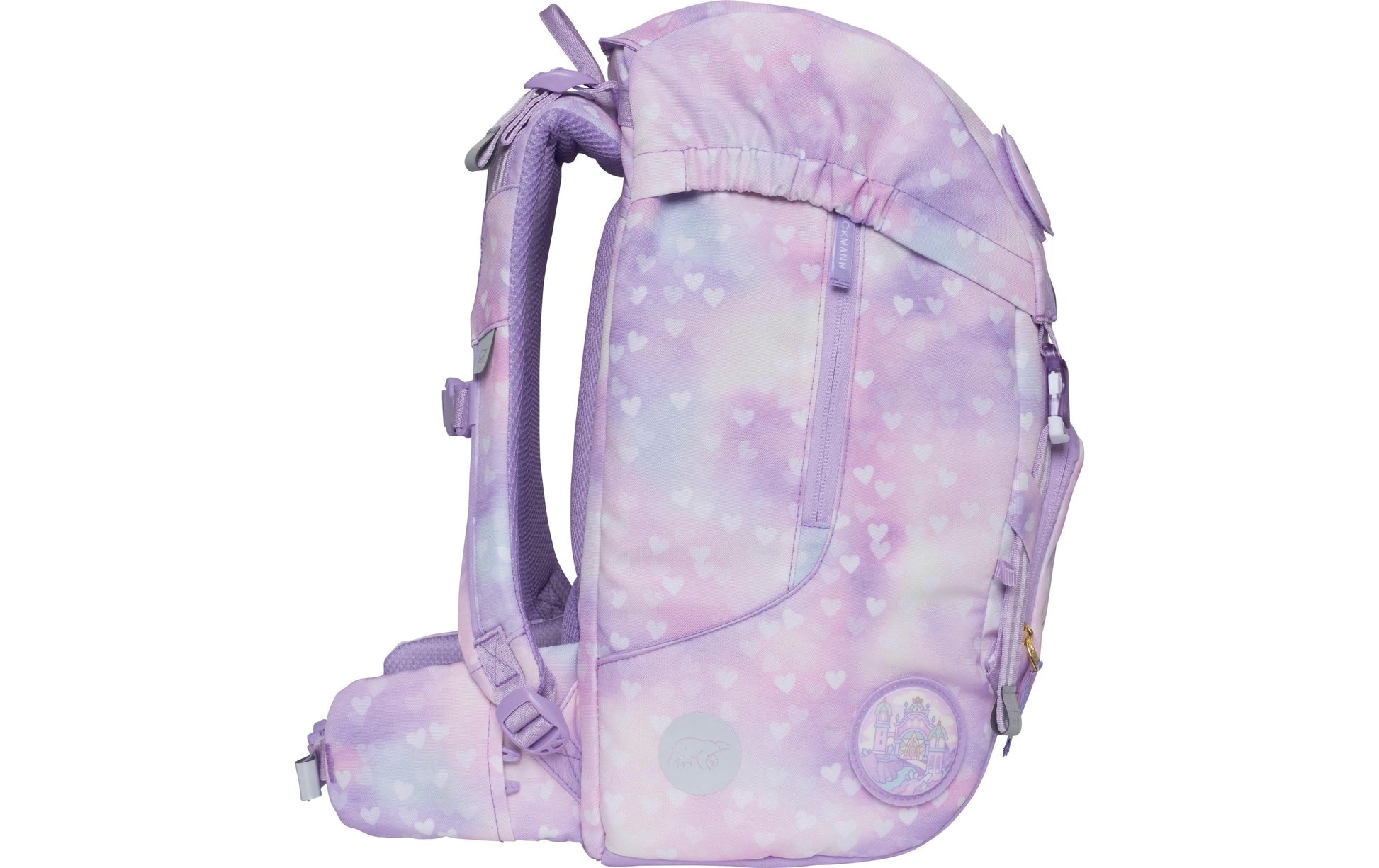 Beckmann Classic – Schulrucksack-Set 6-teilig, Unicorn Princess, 22 l, 24×37×25 cm