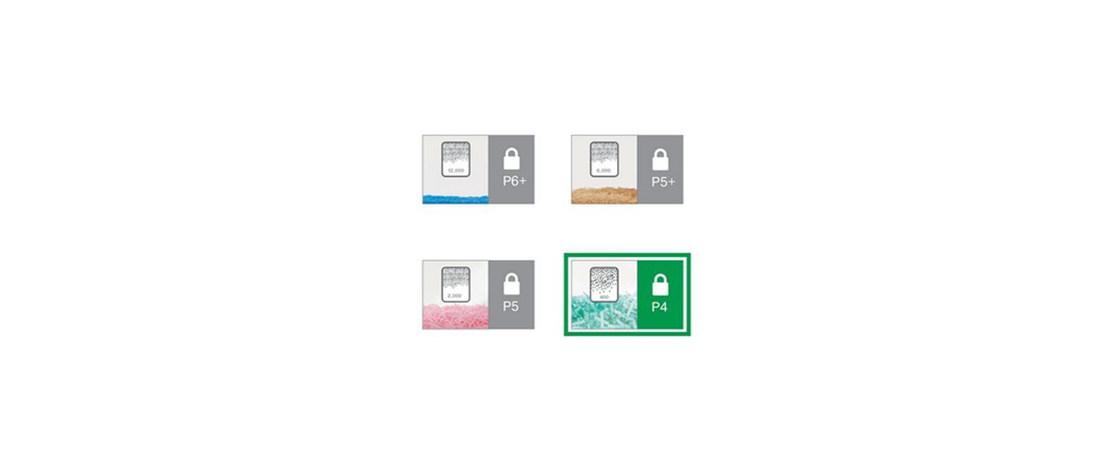 Leitz IQ Office Pro Aktenvernichter – Partikelschnitt, P-4, 4 × 40 mm, 20 Blatt, 30 l