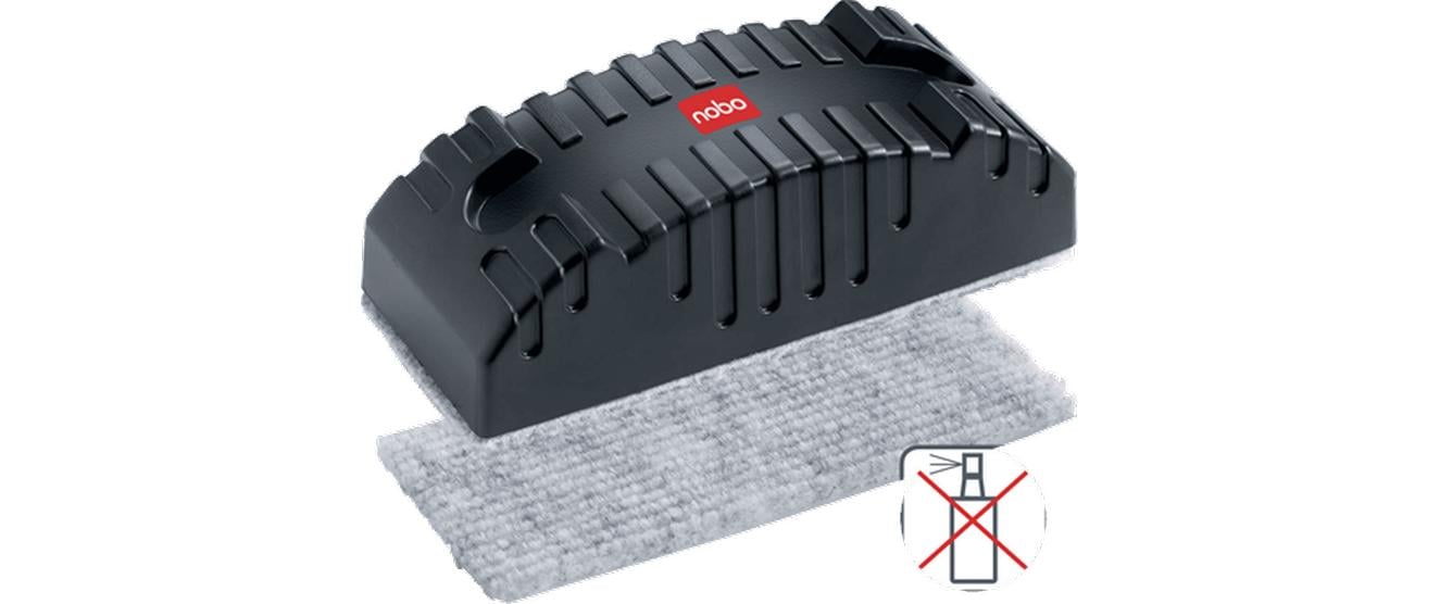 Nobo Tafelwischer – 13,5 × 5 cm, magnetisch – für Whiteboards – 1-teilig
