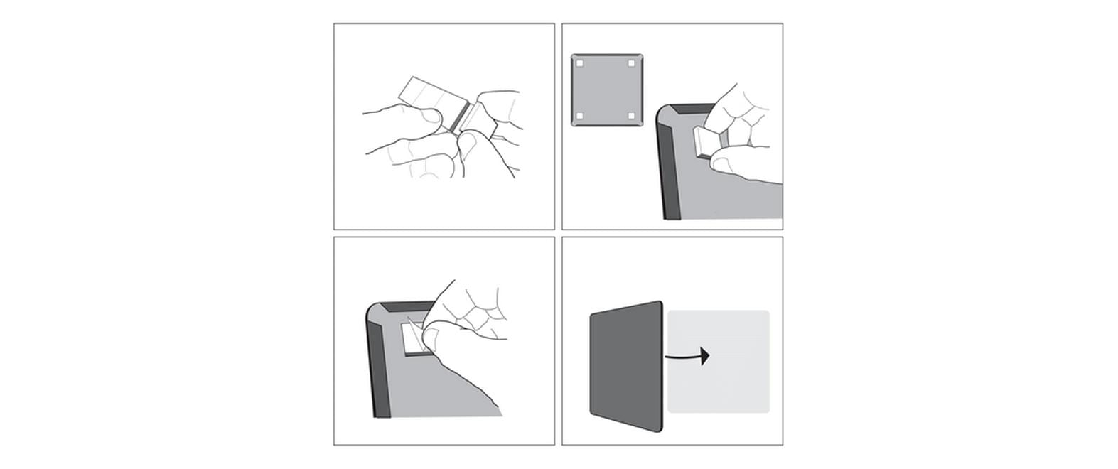 Nobo Whiteboard – 58 × 43 cm, magnetisch, Kunststoffrahmen, silber, Wandmontage