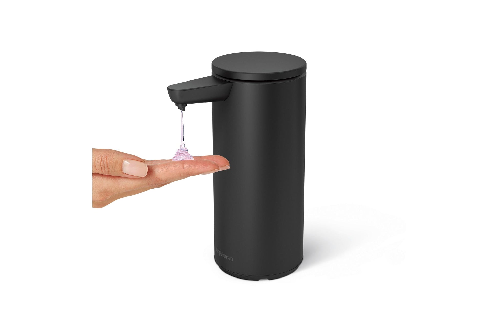 simplehuman ST1084 Seifenspender – Edelstahl, schwarz matt, 266 ml