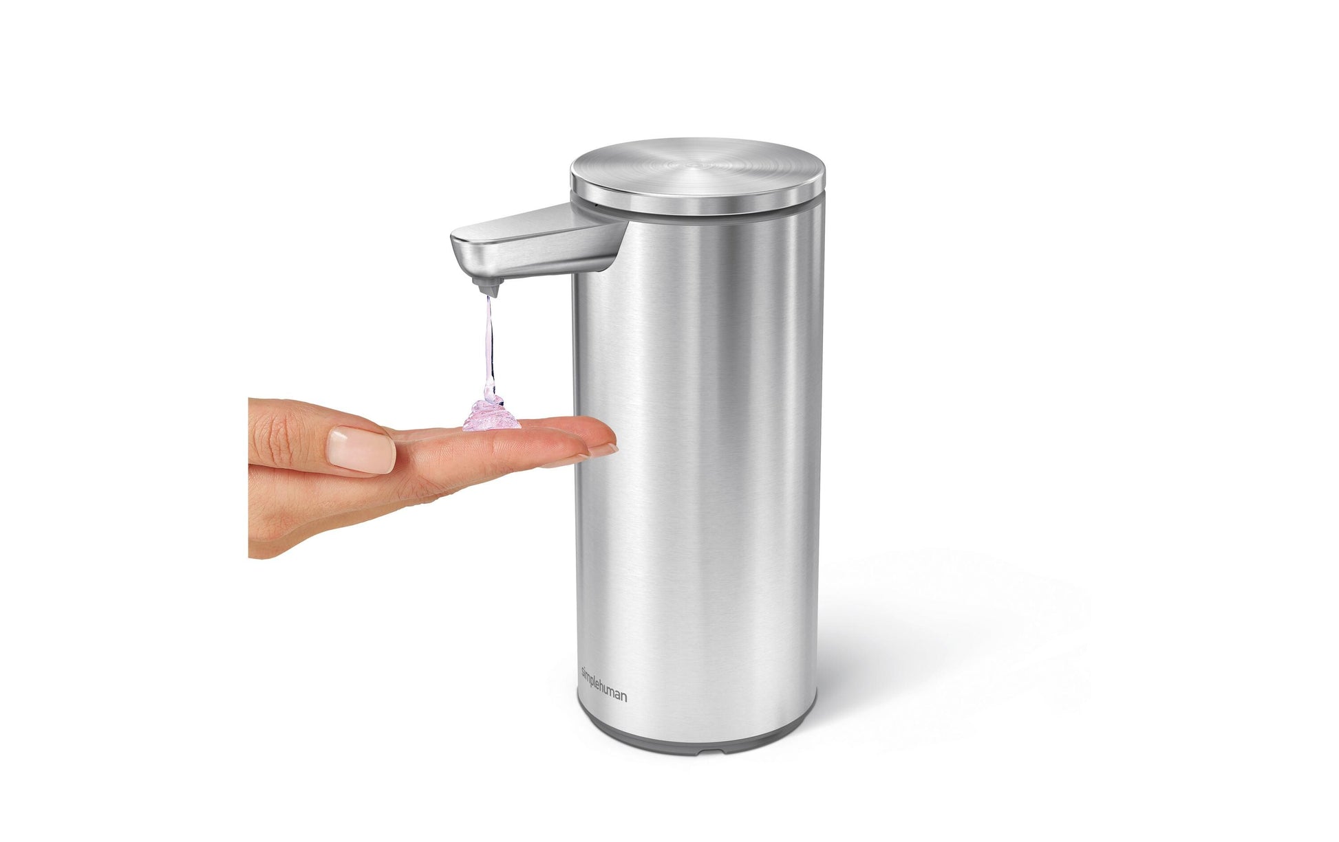 simplehuman ST1082 Seifenspender – Edelstahl, Silber matt – 266 ml
