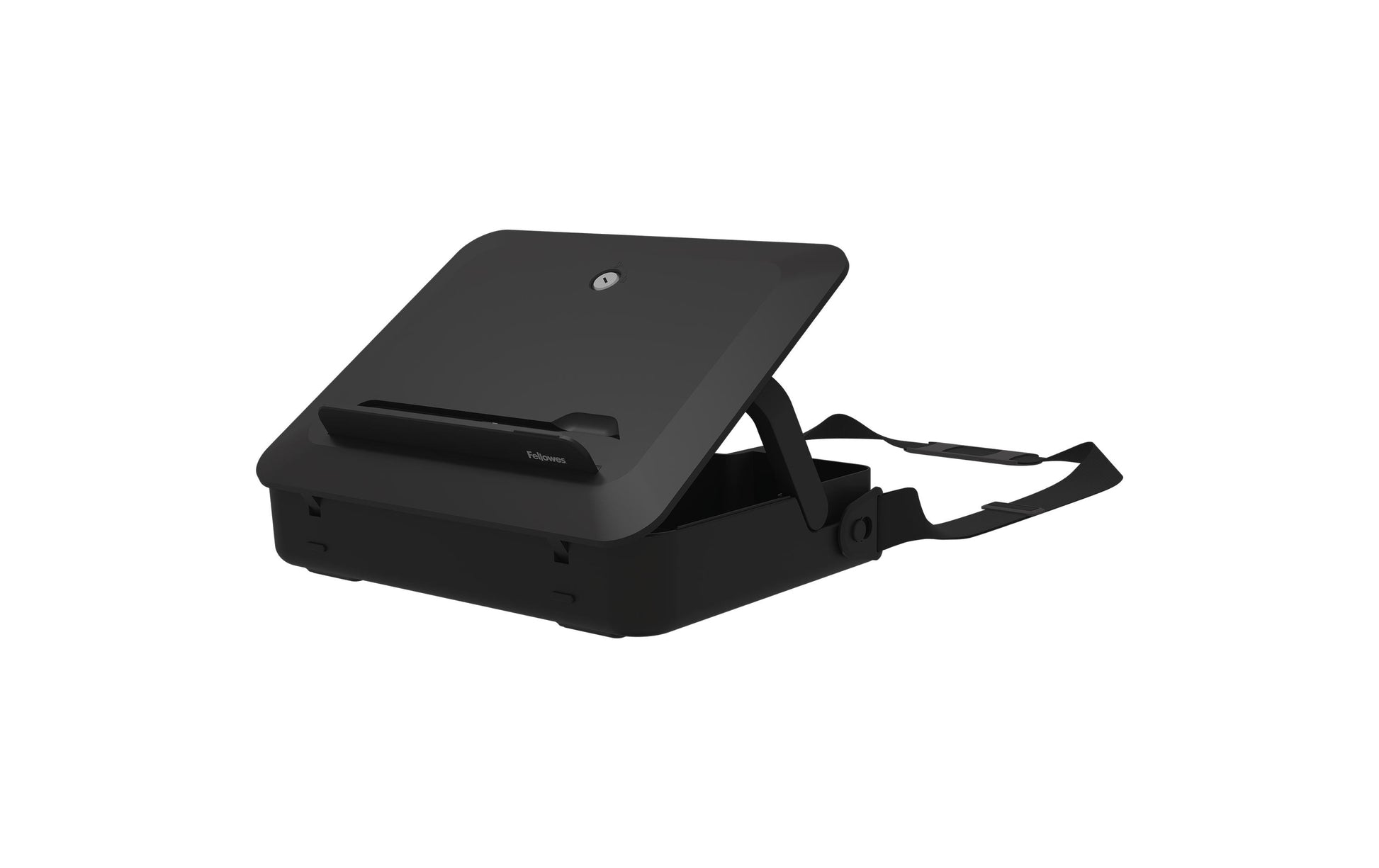 Fellowes Notebook-Tasche bis 14" – abschliessbar, mit Schultergurt – Schwarz