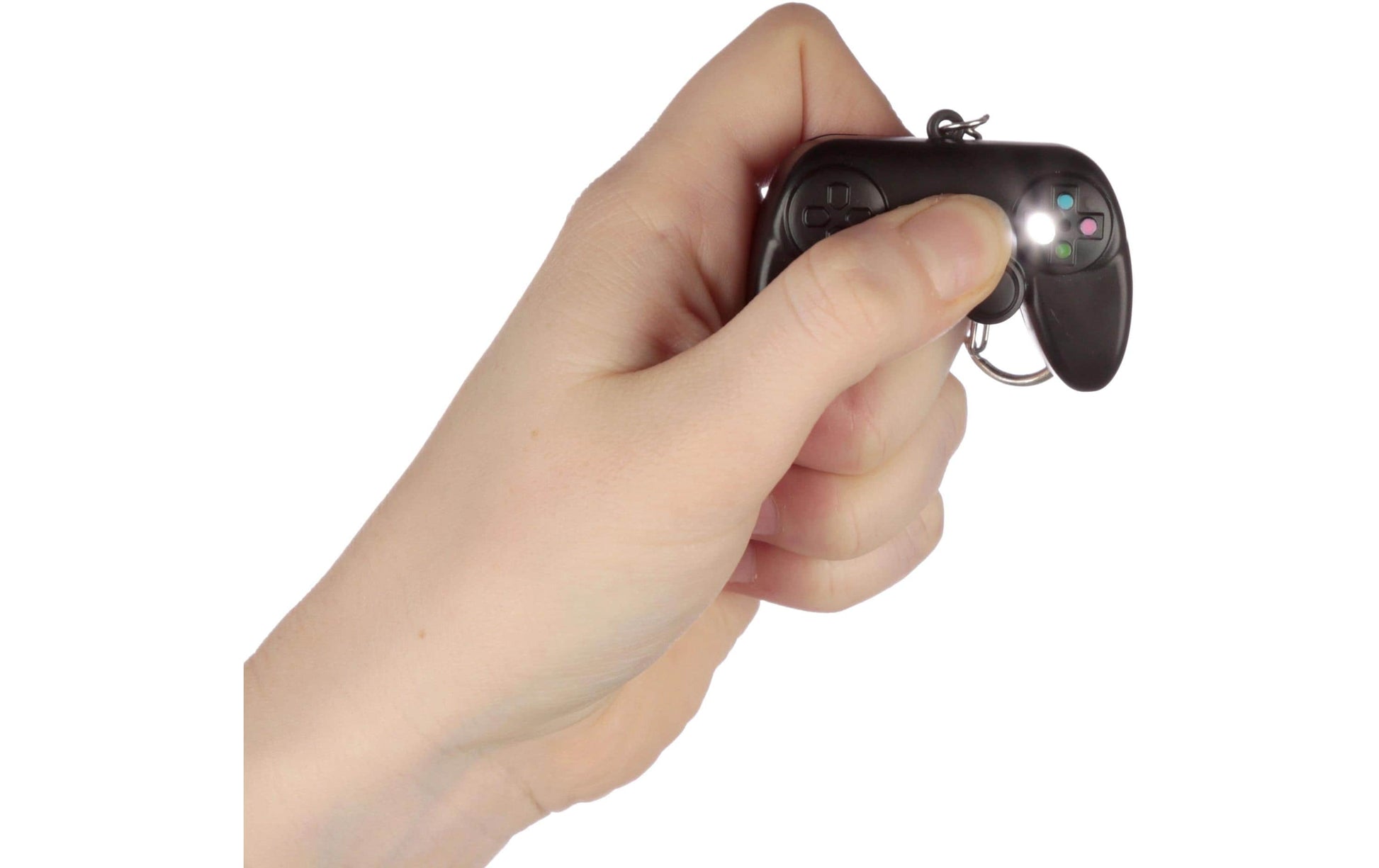 Roost LED-Schlüsselanhänger Game Over – Licht und Sound, 57 × 30 × 57 mm