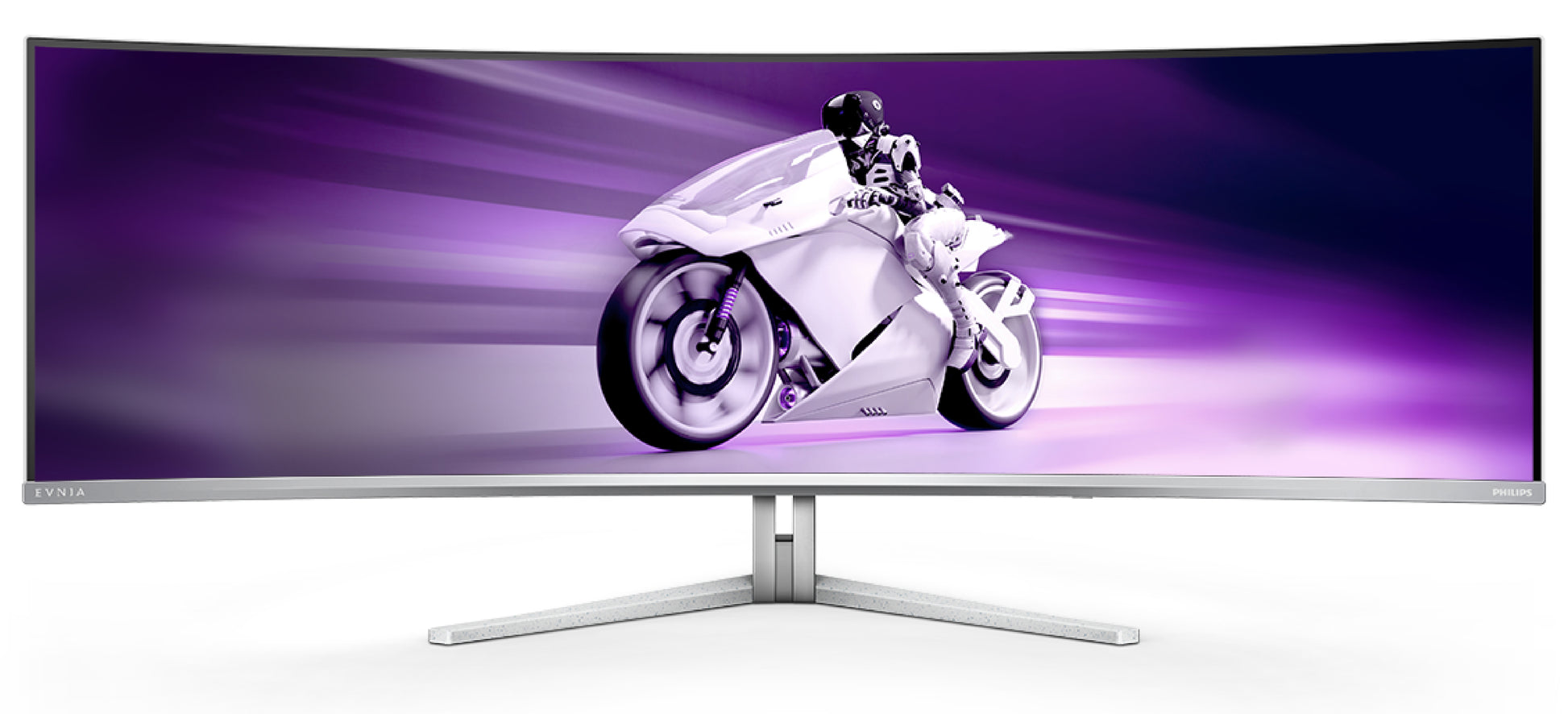 Philips 49M2C8900/00 – Monitor, 48,9", 250 cd/m², USB-C, DisplayPort, 2× HDMI, KVM, VESA 100 × 100, Weiss