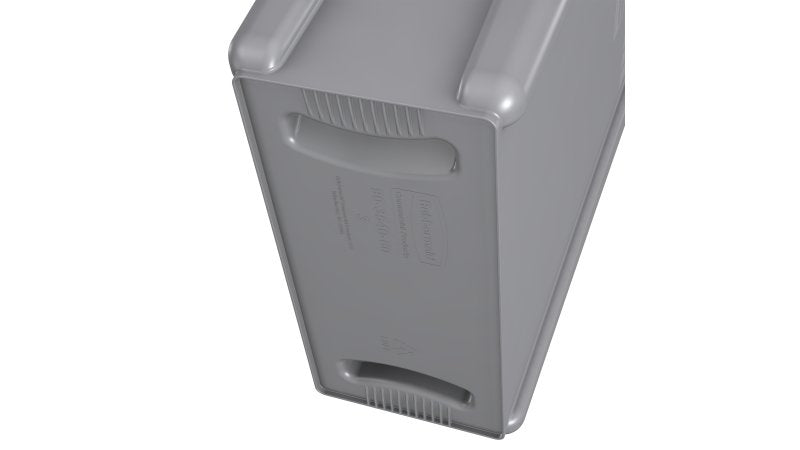Rubbermaid Recyclingbox Slim Jim – 60 l – Kunststoff, rechteckig – grau