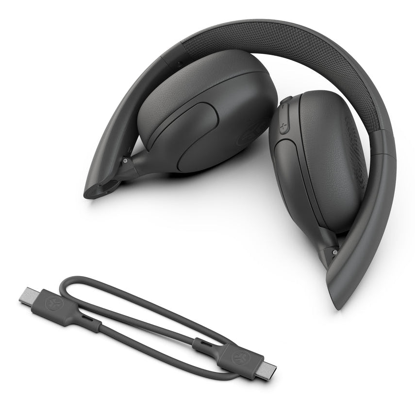 JLab Go Lux IEUHBGOLU – On-Ear Kopfhörer – Bluetooth, ANC, JLab-App, Cloud Foam – Graphit