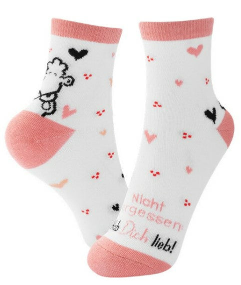 Sheepworld Socken – Grösse 36–40, Weiss, 80% Baumwolle/15% Nylon/5% Elasthan, 8er-Pack