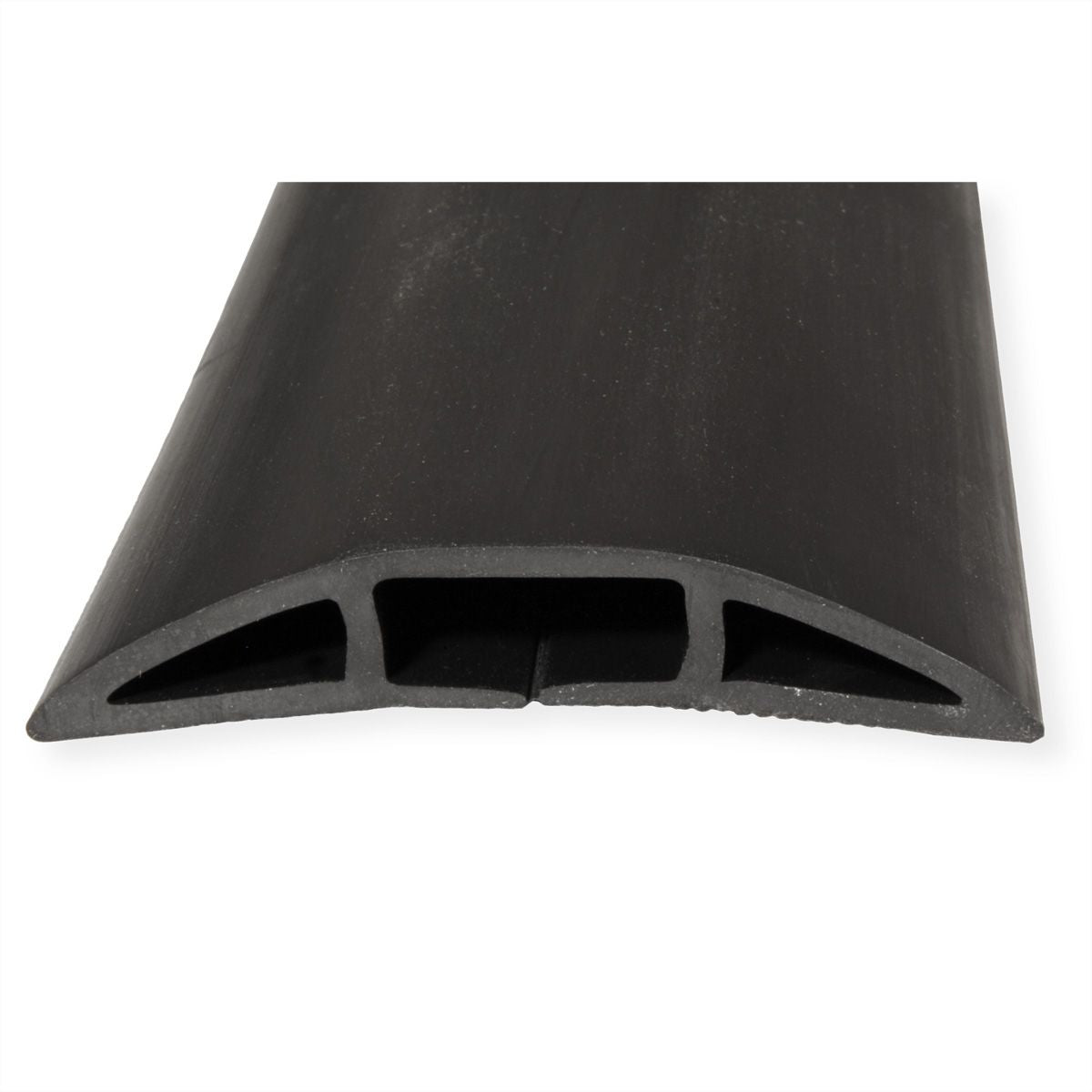 ROLINE Kabelbrücke 60×12 mm, L 1800 mm – TPE – schwarz